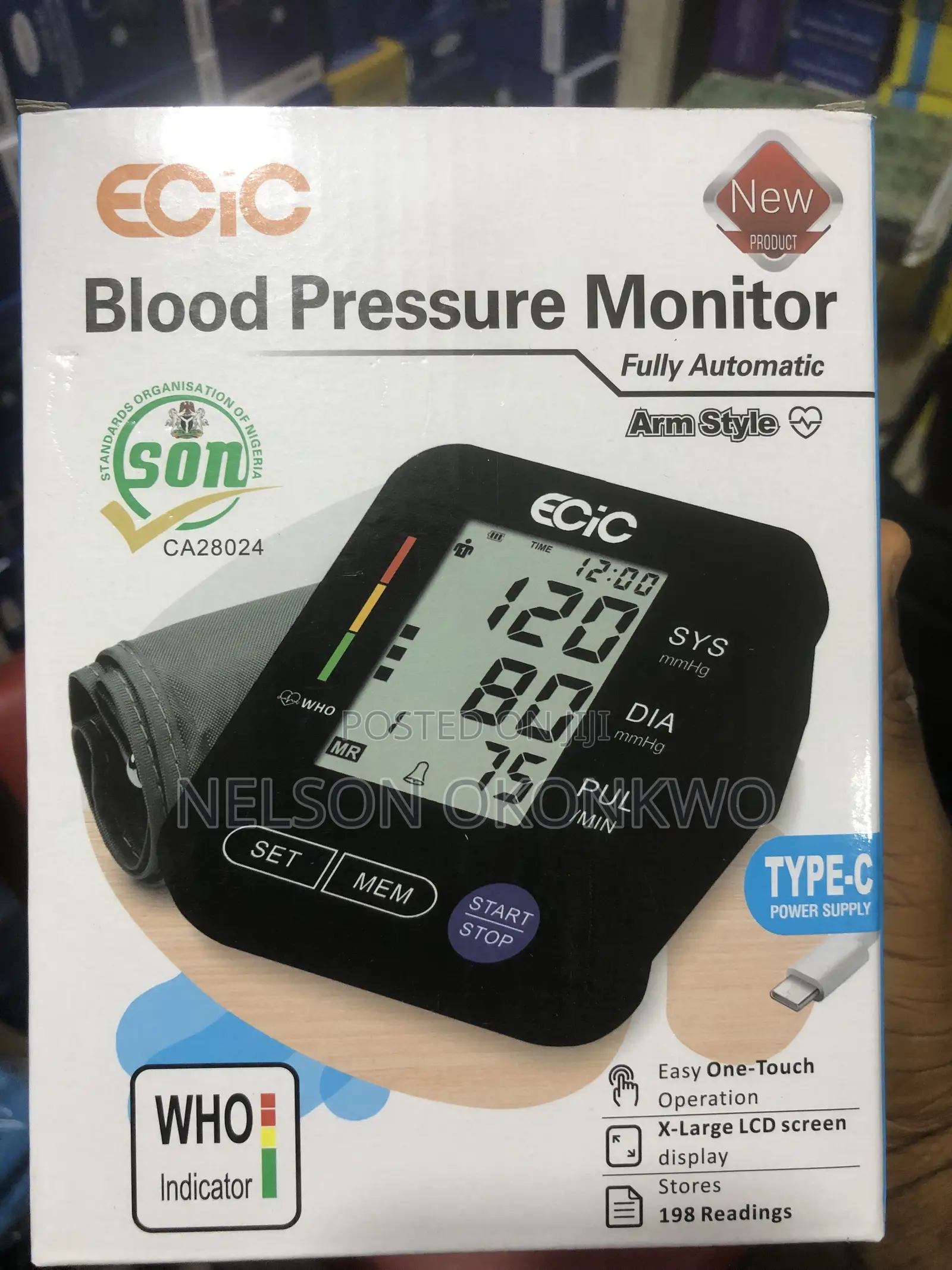 Ecic Blood Pressure Monitor