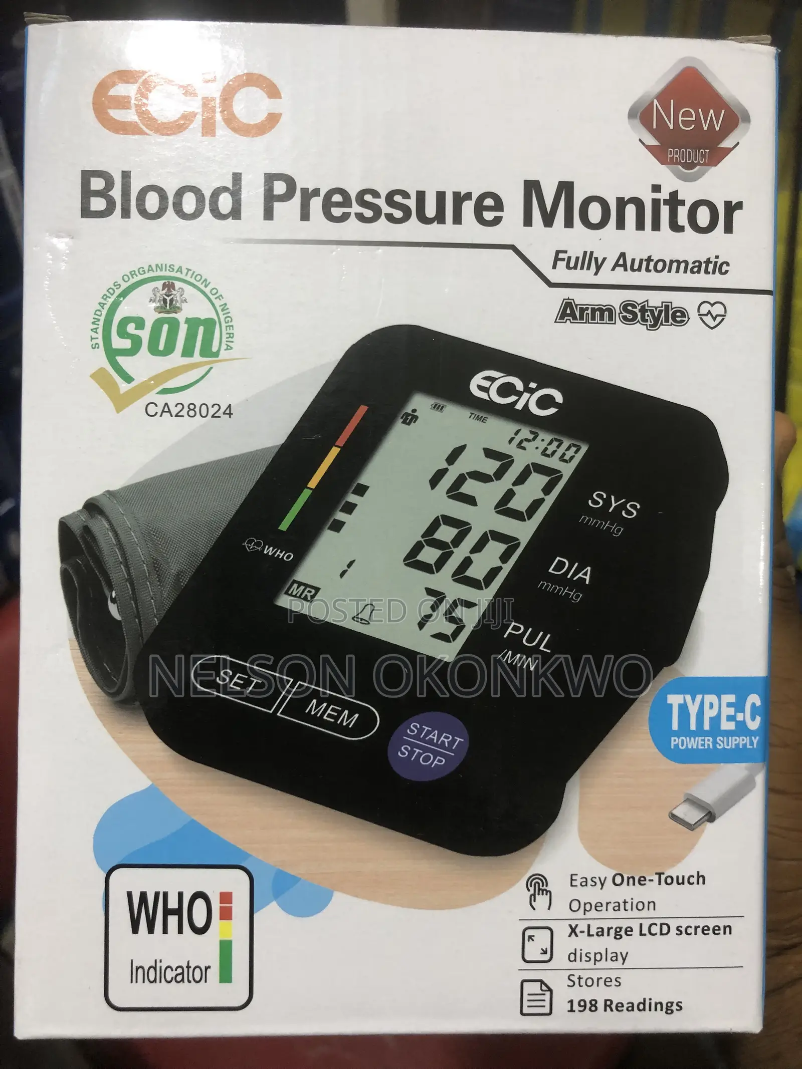 Ecic Blood Pressure Monitor