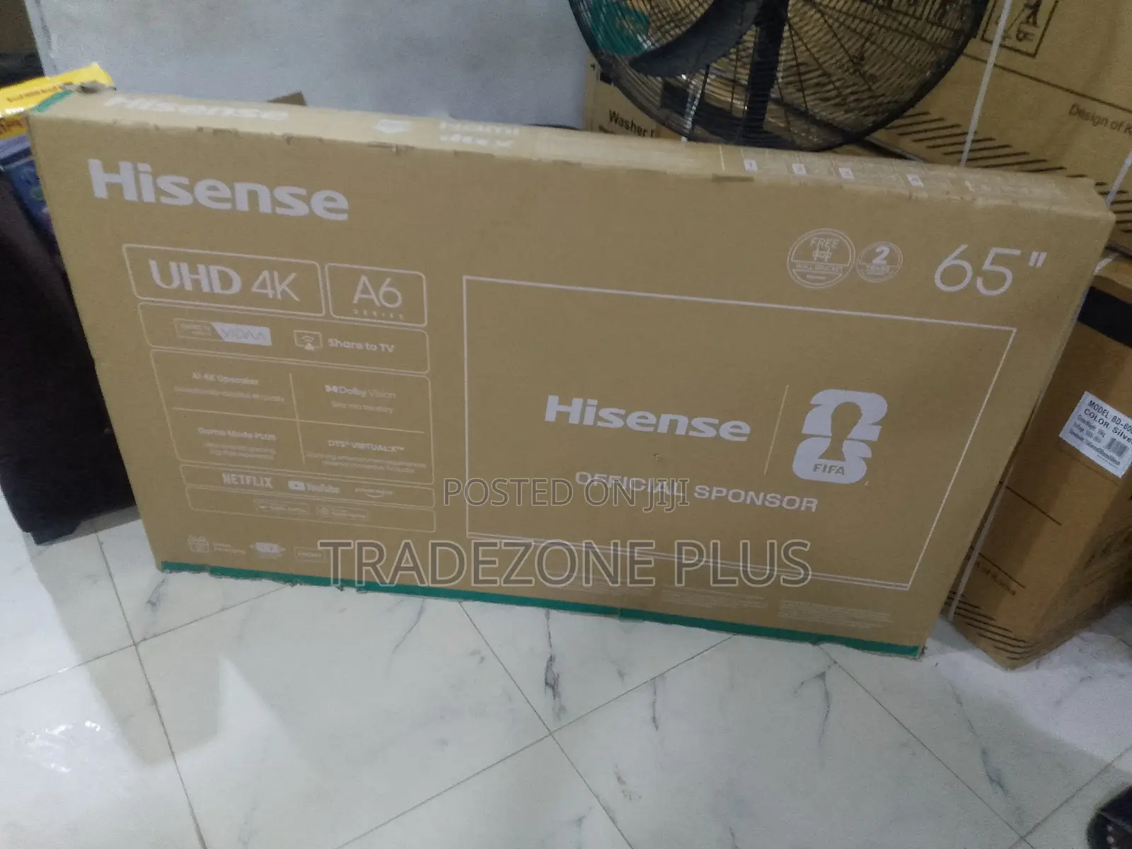 Hisense 65 Inch A6Q Series Ultra HD TV