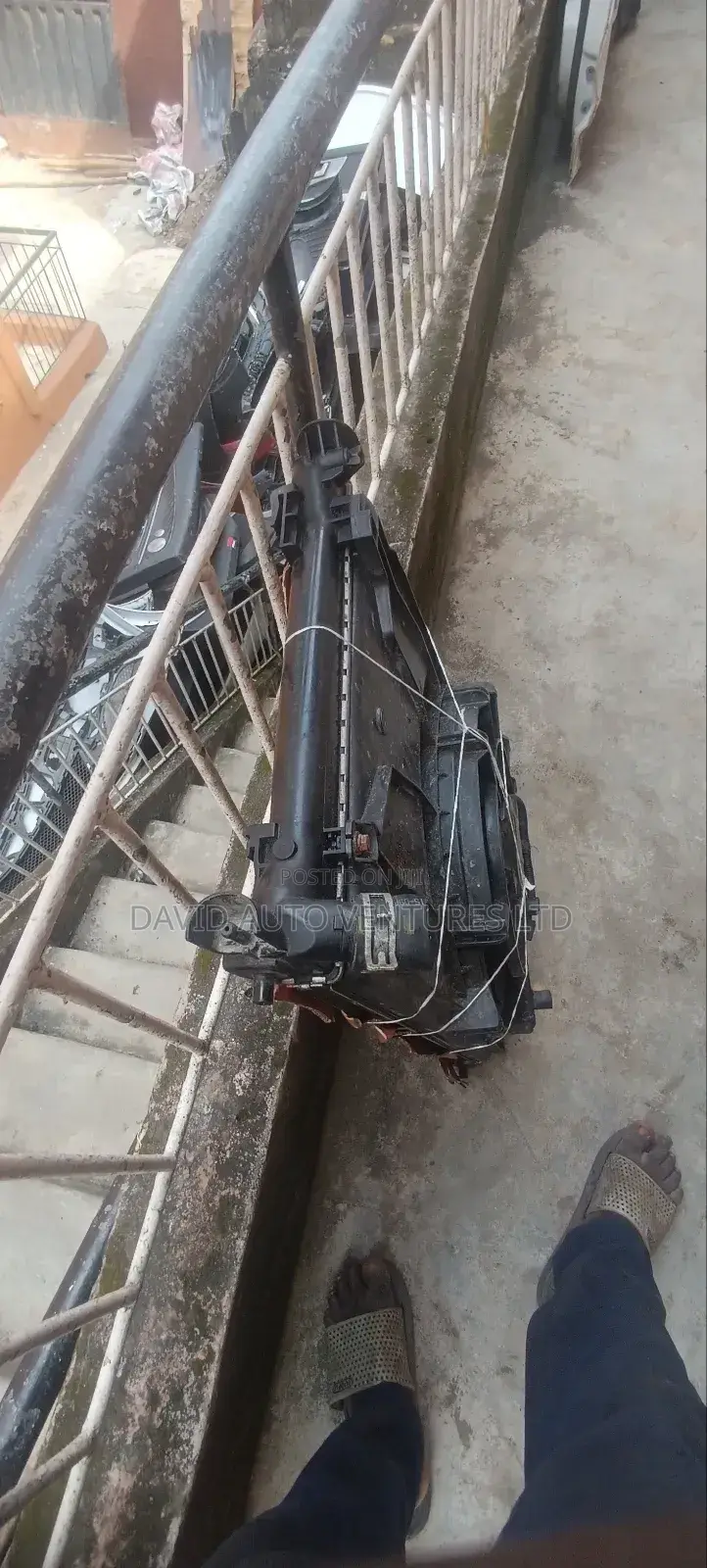 This Is Kia Sportage 2018 to 2019 Radiator Fan and Condenser