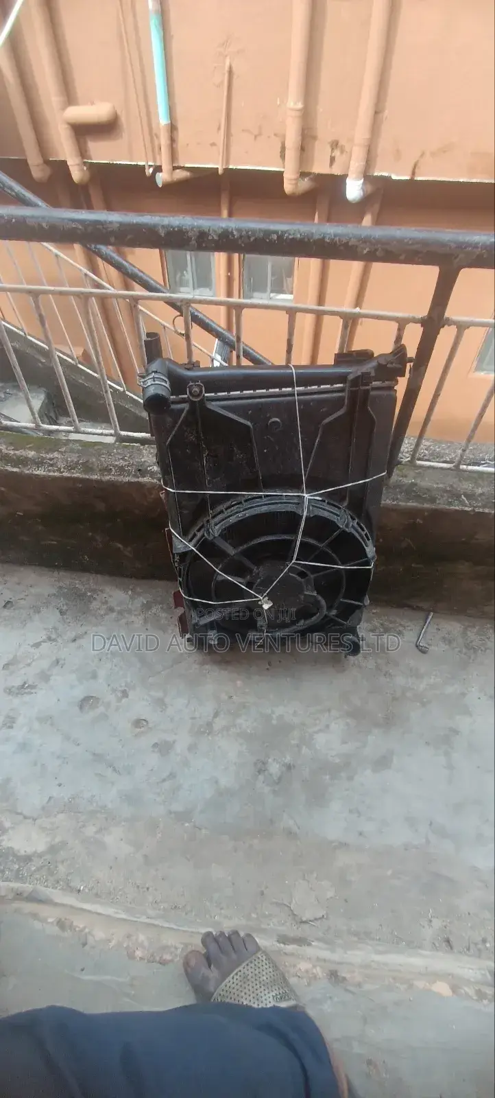 This Is Kia Sportage 2018 to 2019 Radiator Fan and Condenser