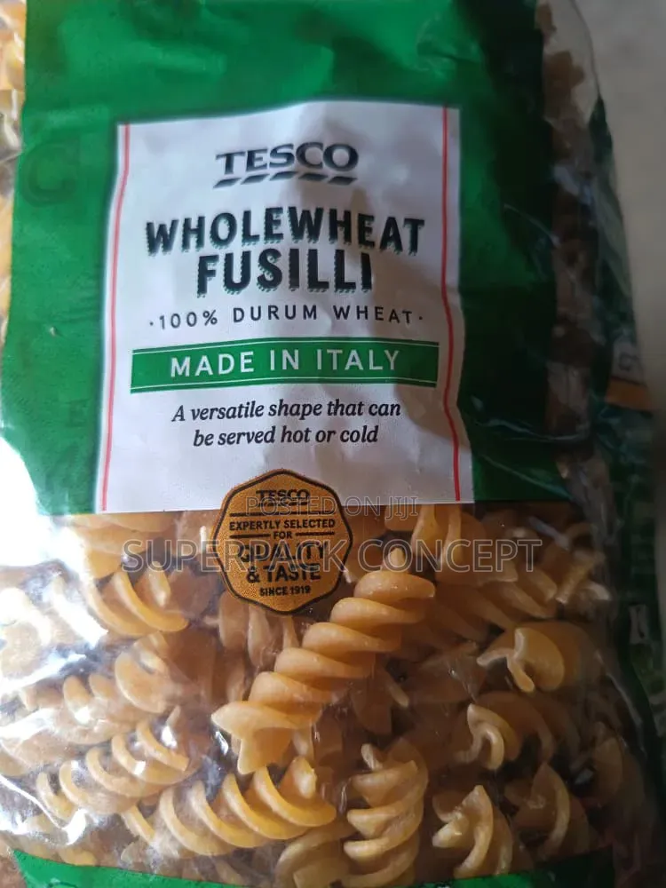 Original TRICOLORE FUSILLI Pasta by 12 in Catton