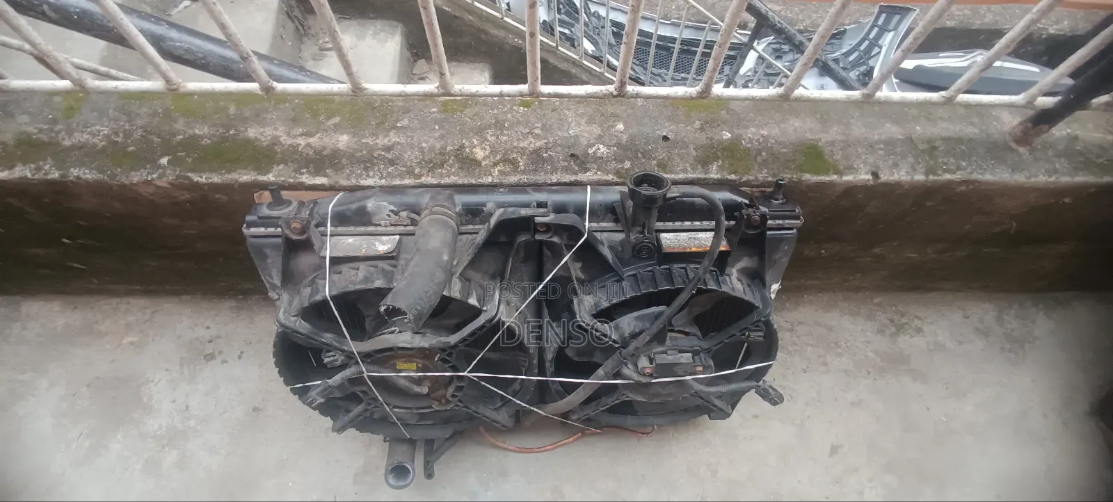 This kiaRio 2006 2005 Model and Hyundai Accent 2005 Radiator and Fan