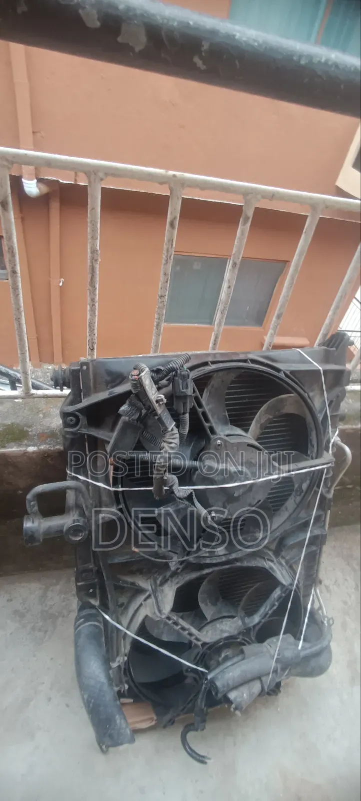 This kiaRio 2006 2005 Model and Hyundai Accent 2005 Radiator and Fan