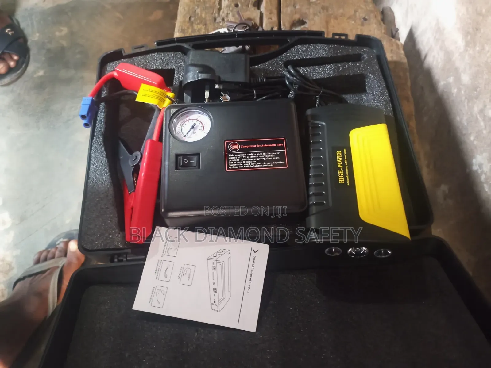 Wireless Jump Starter and Tire Pump