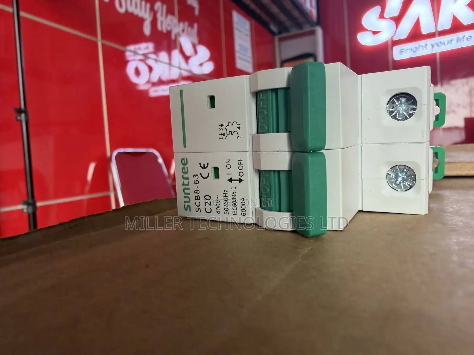 Suntree SCB8-63 20A AC Double Pole Circuit Breaker