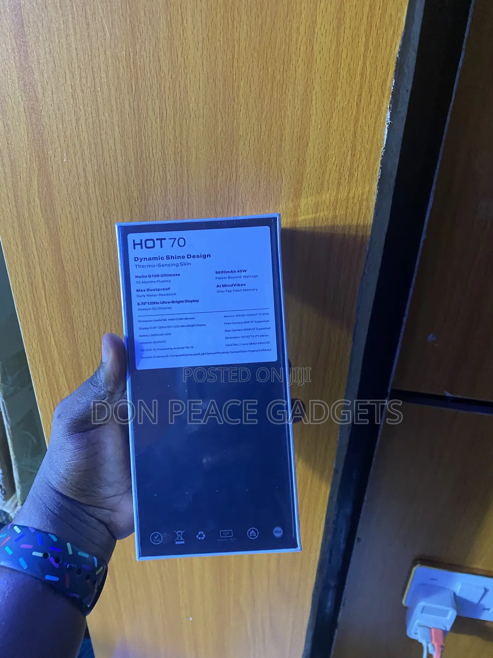 New Infinix Hot 70 256 GB
