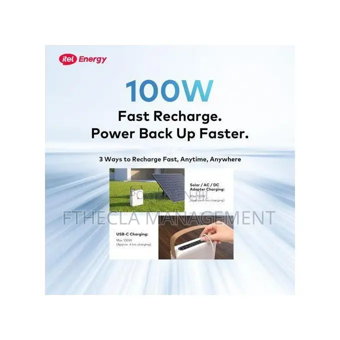 Itel Power Go Pro 320Wh Portable Power Station (IESS-320ACT) AC Output