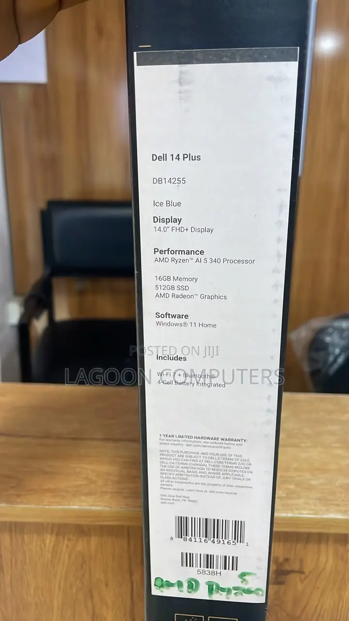 New Laptop Dell 16GB AMD Ryzen 5 SSD 512GB