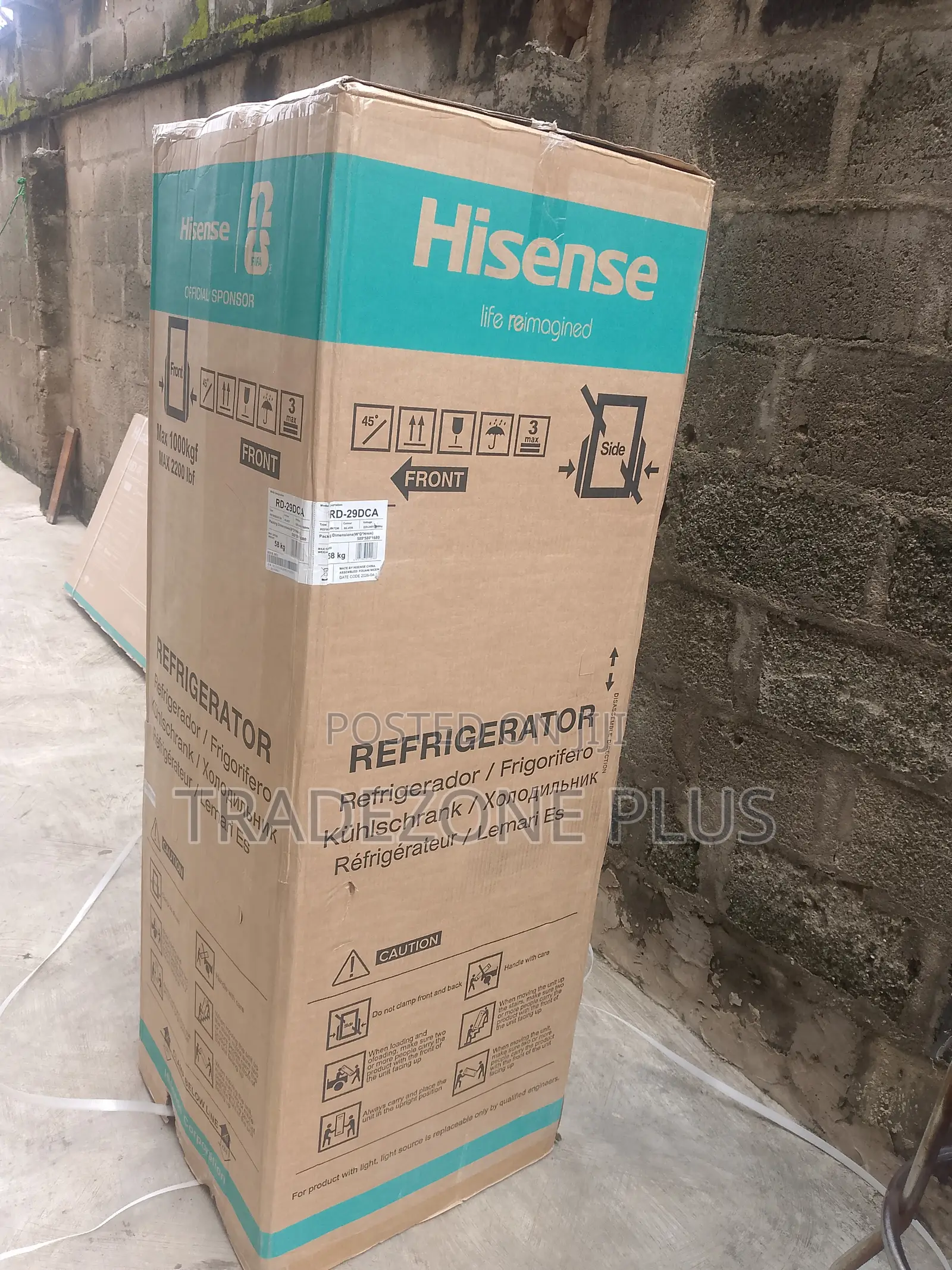 Brand New Hisense 225 Litres Fridge