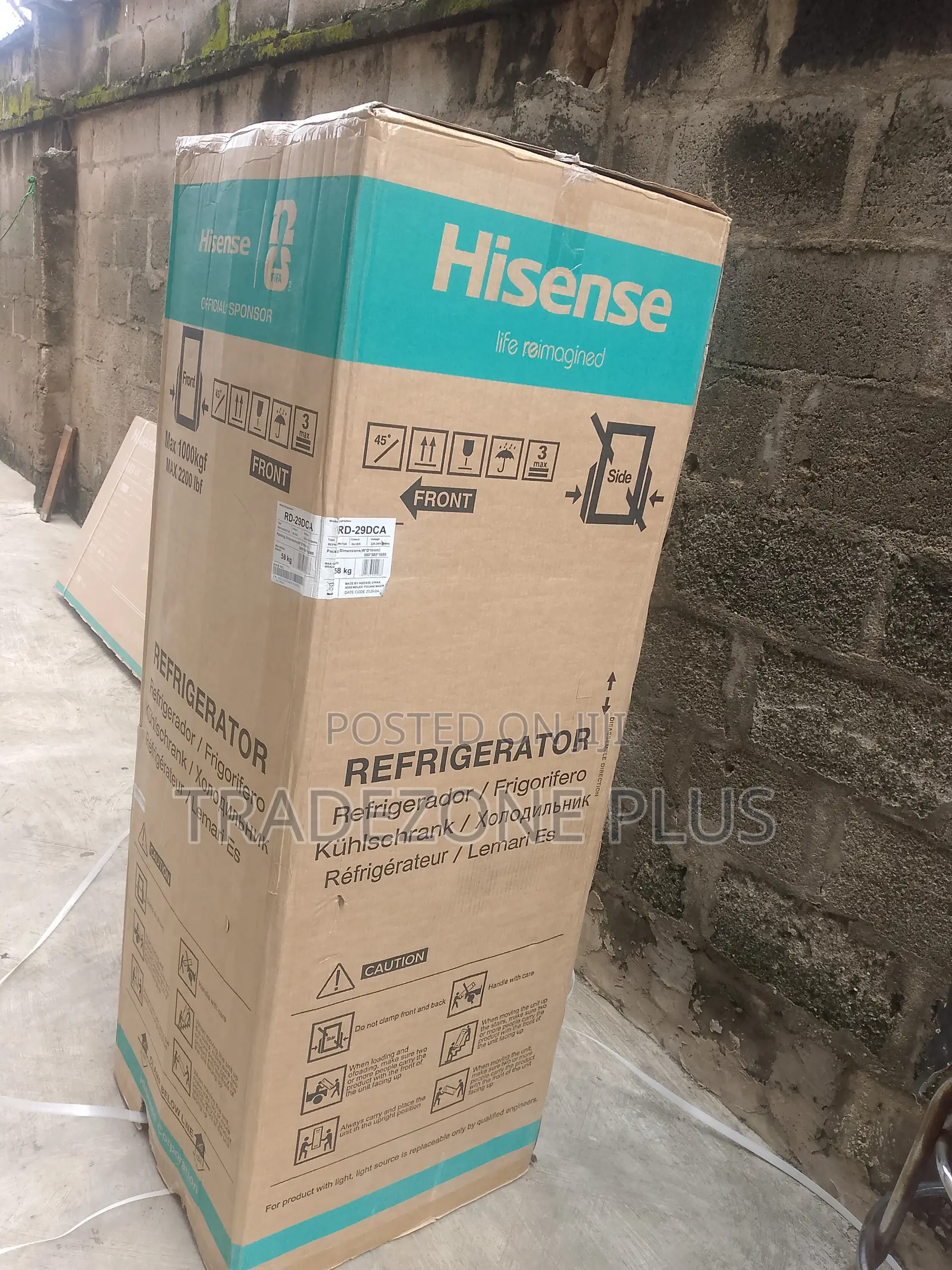 Brand New Hisense 225 Litres Fridge