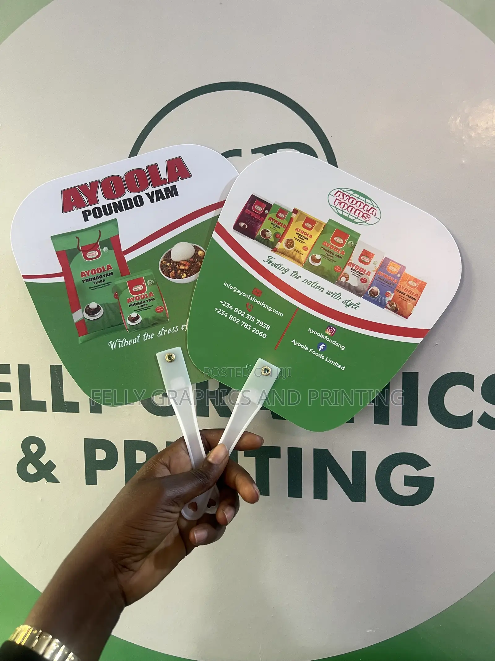 Branded Hand Fan