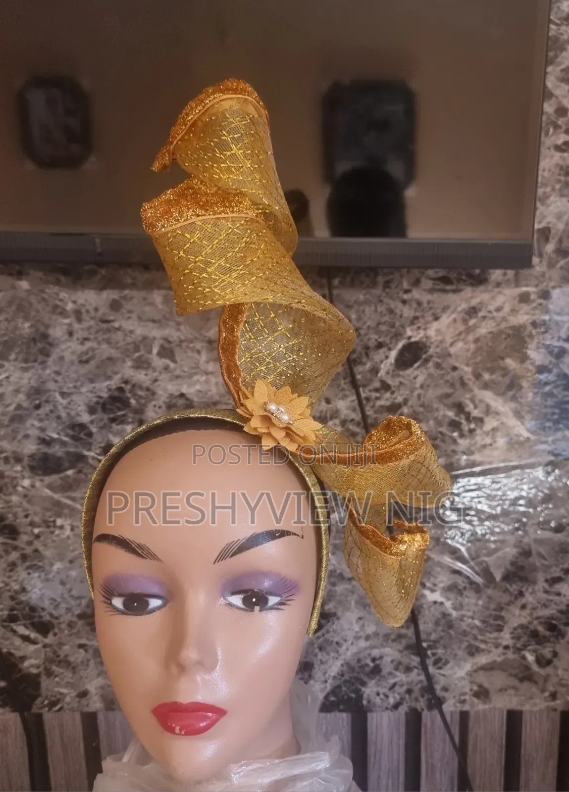 Golden Spiral Fascinator 5