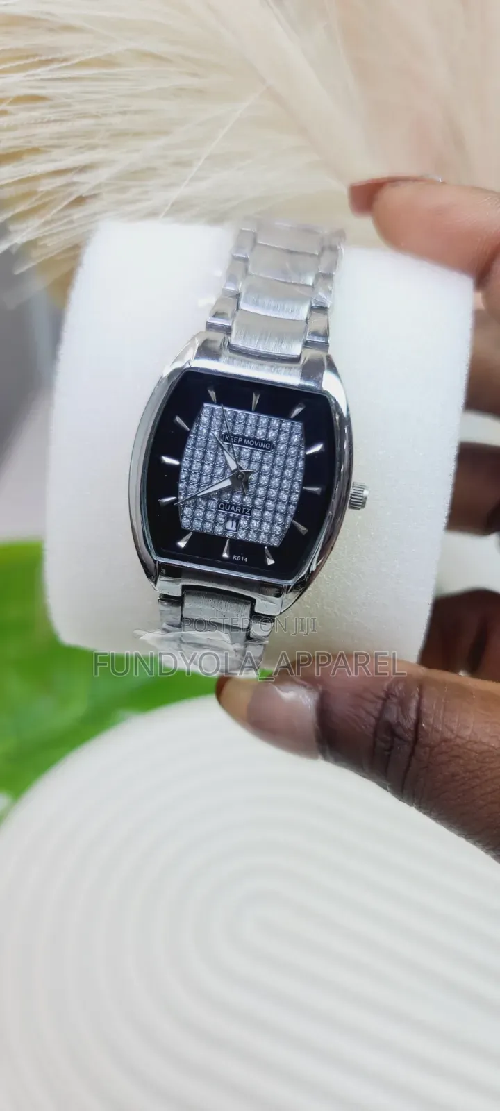 Keep Moving Studded Wristwatch