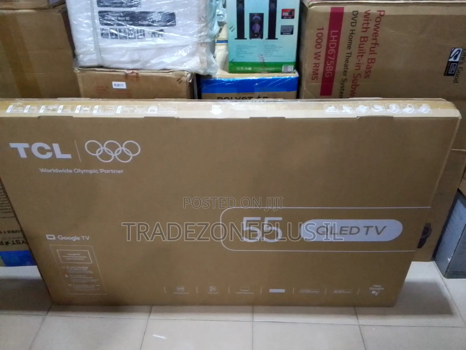TCL 55 Inch QLED 55T6D Smart TV for Modern Homes