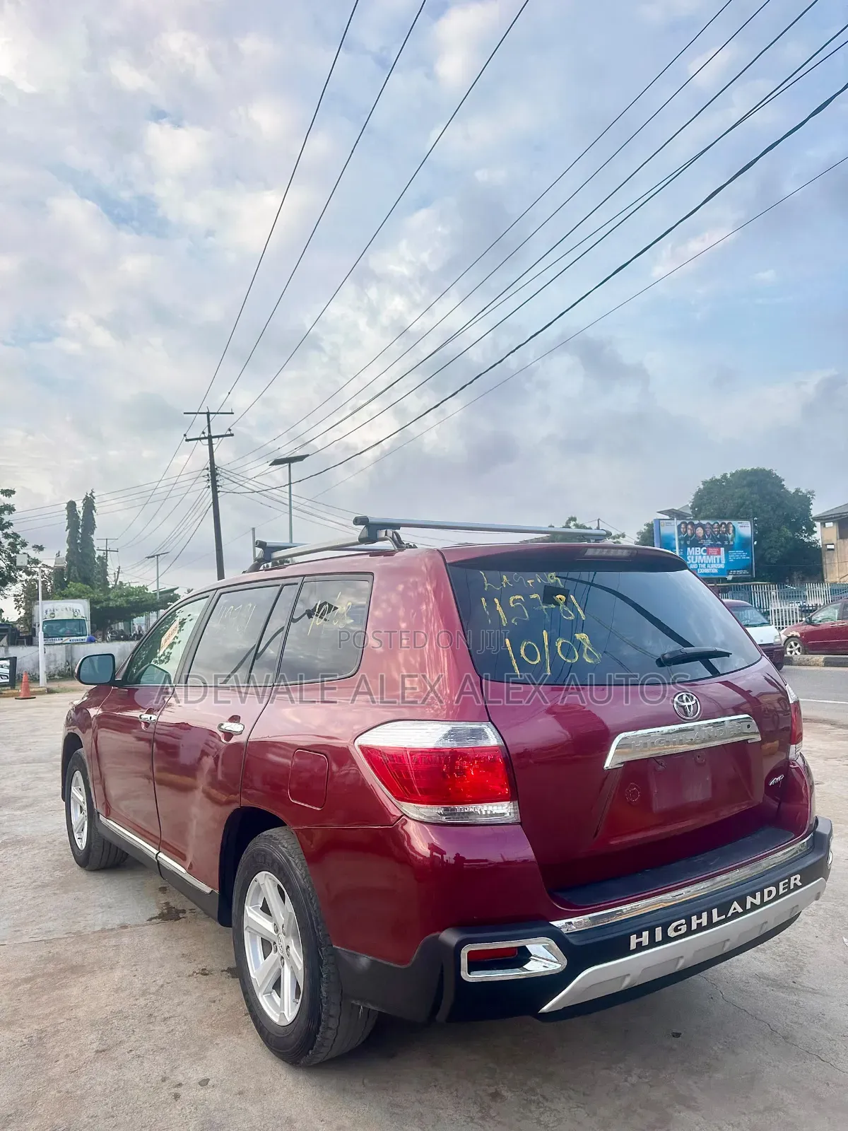 Toyota Highlander 2009 Burgundy