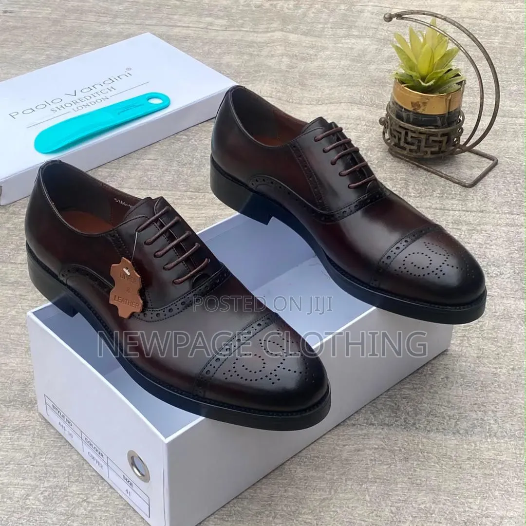Men’s Luxury Leather Shoes – Turkish Italian Big Sole