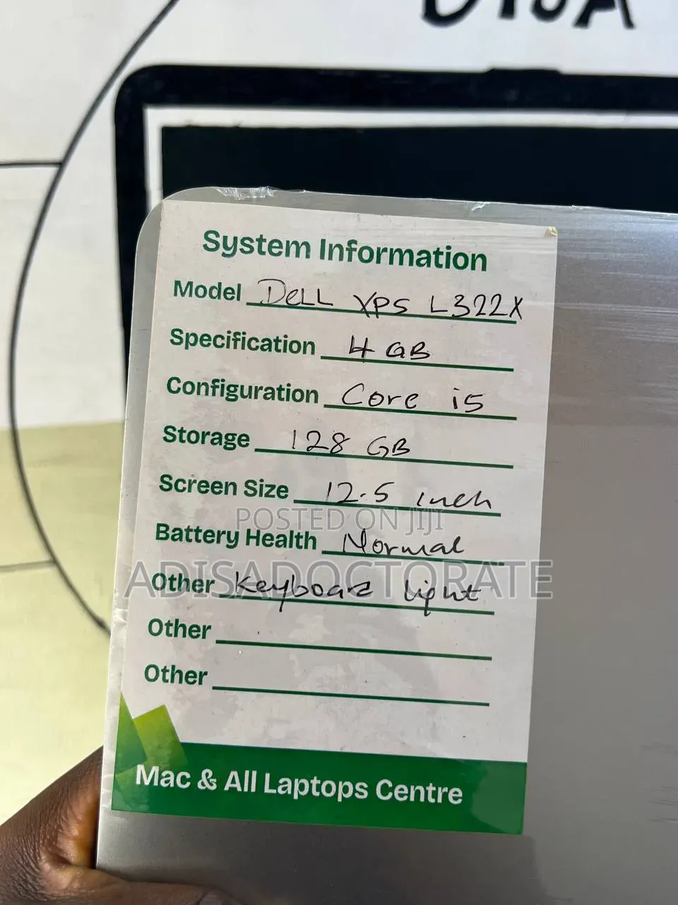 Laptop Dell 4GB Intel Core i5 SSD 128GB