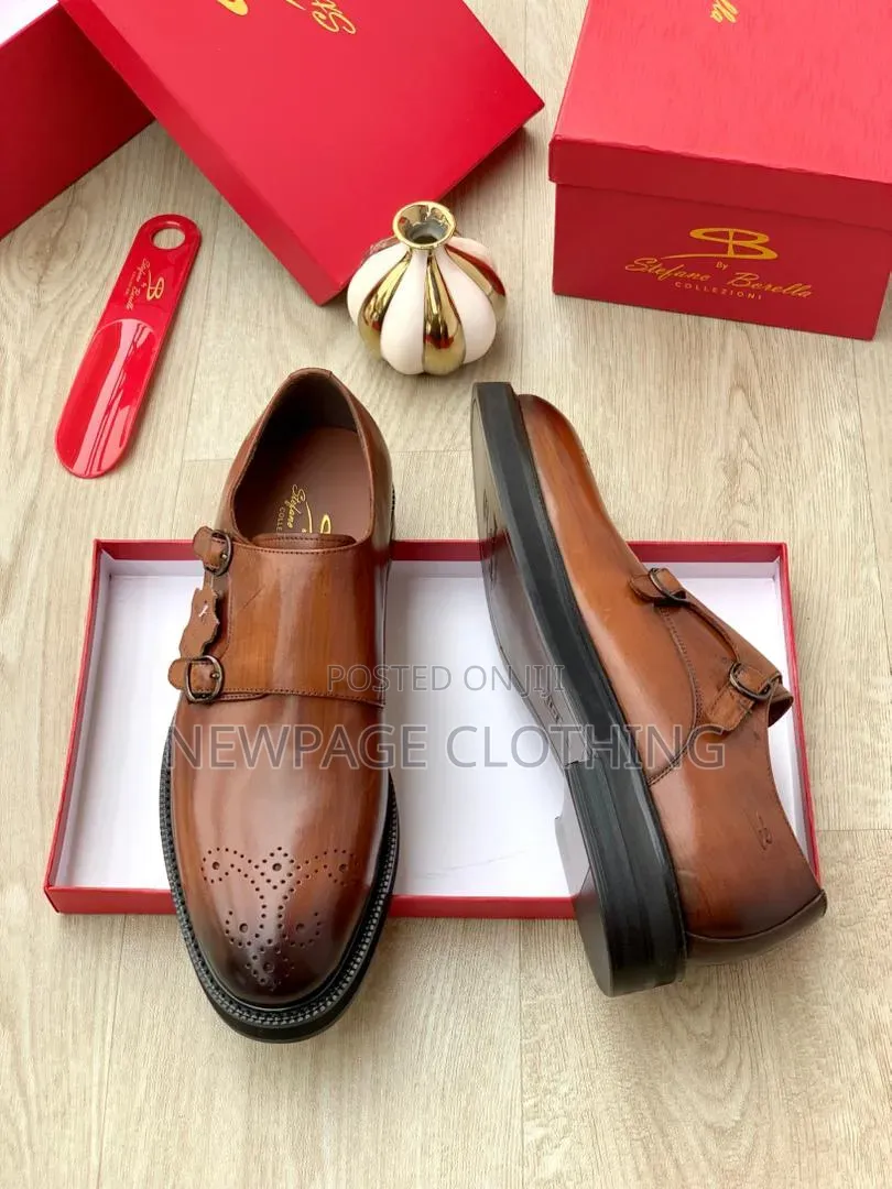 Sharp Men’s Leather Shoe – Big Sole Premium Finish