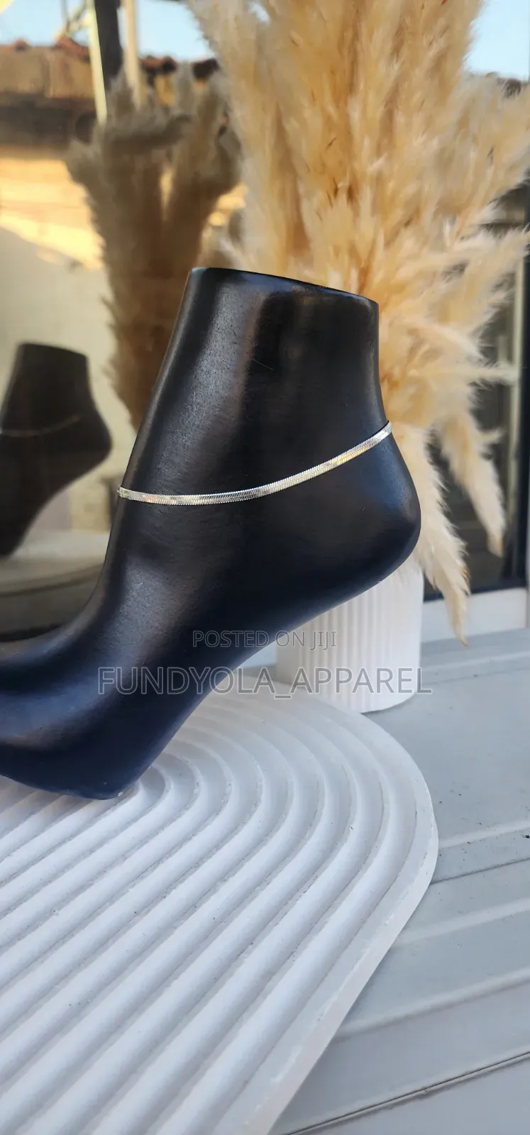 Spiral Flat Anklet Leg Chain