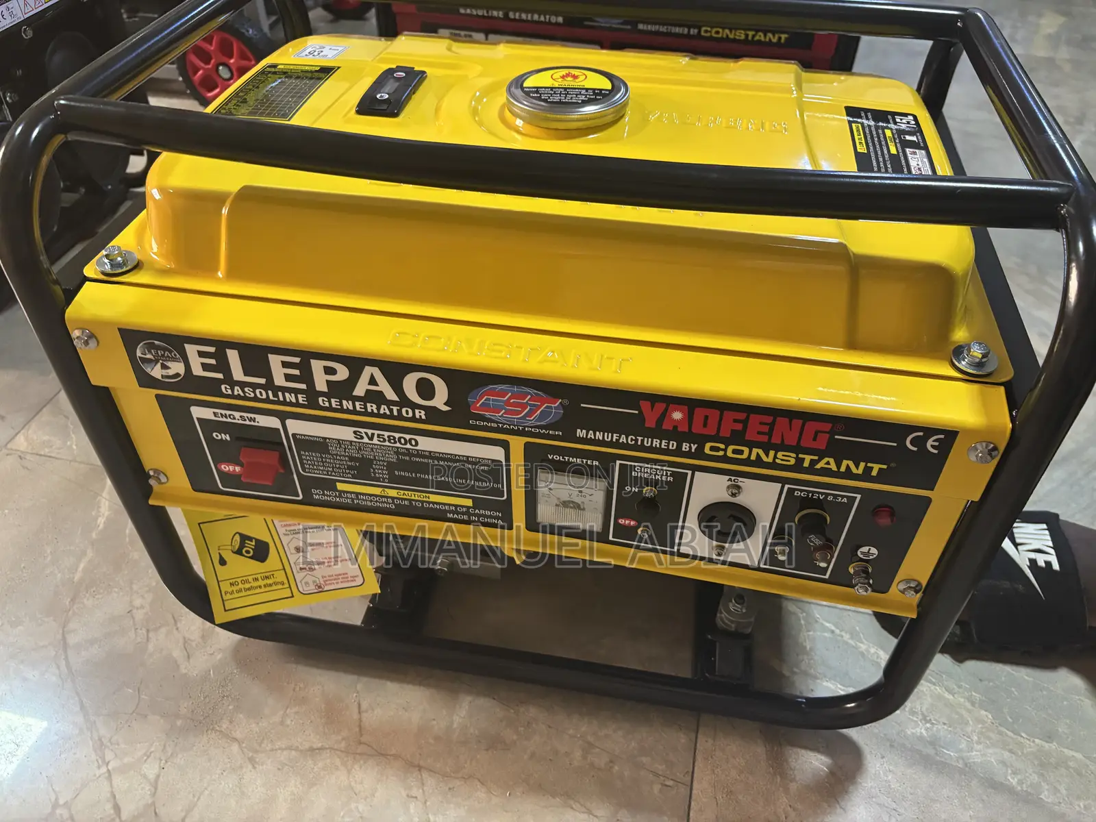Elepaq 3kva Generator