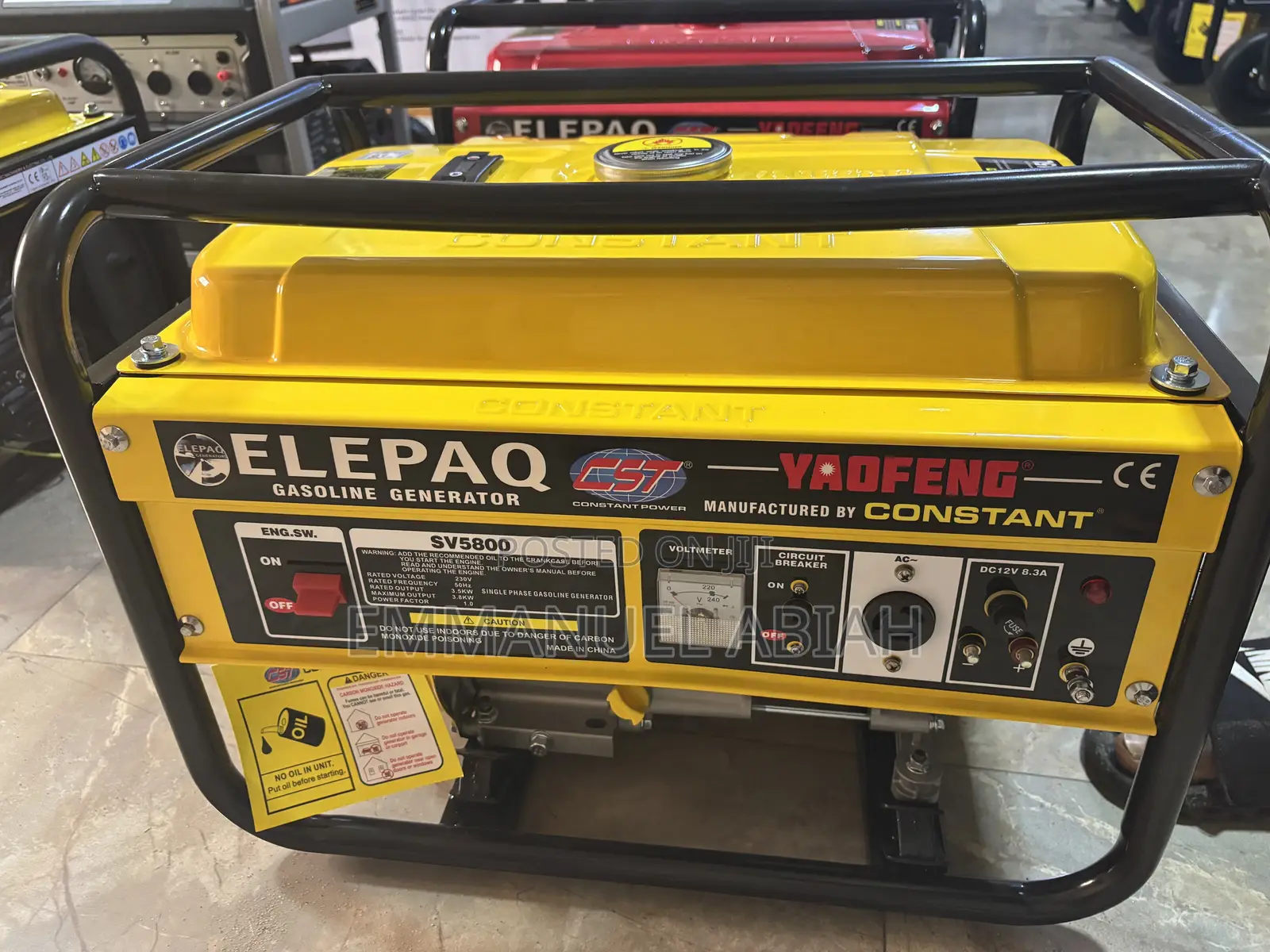 Elepaq 3kva Generator