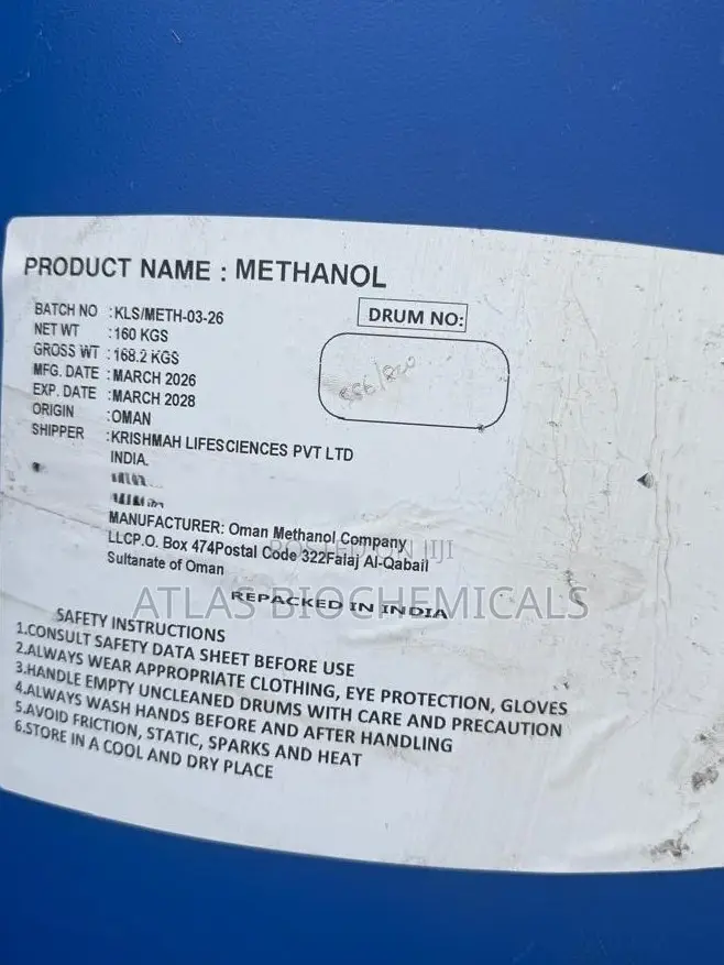 Methanol (Methyl Alcohol)