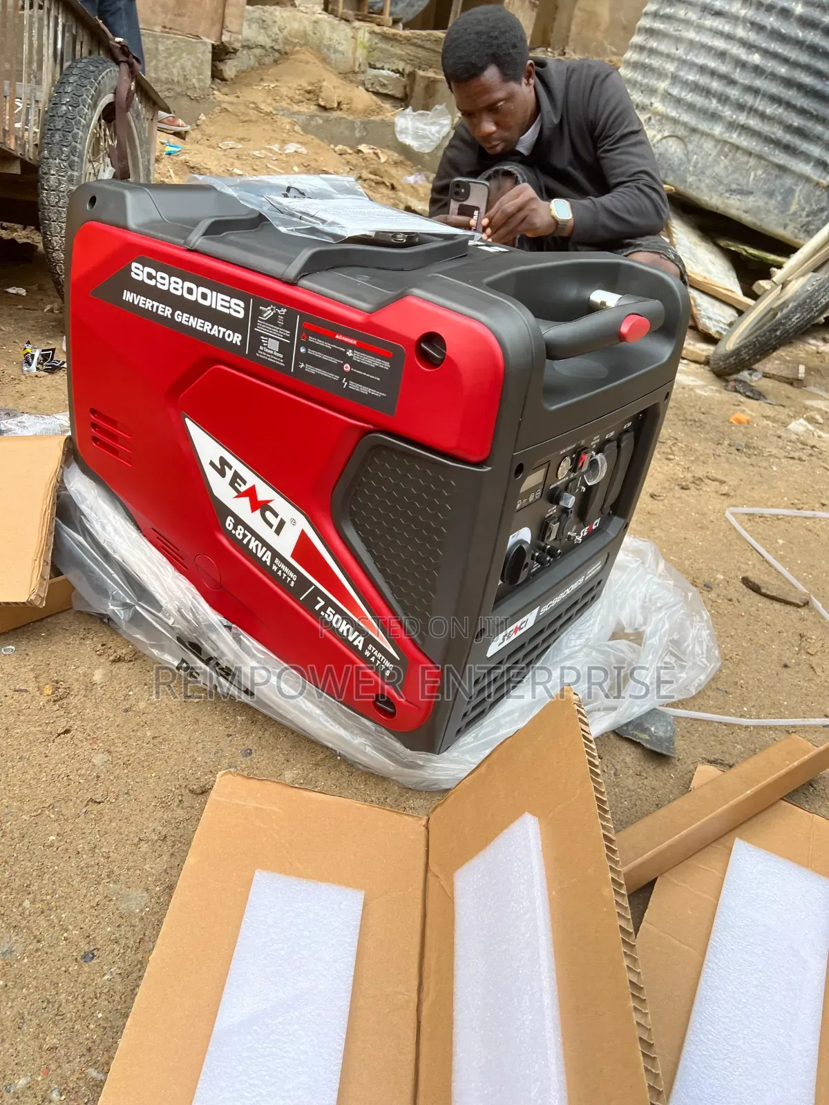 SENCI INVERTER Generator Model 9800ie