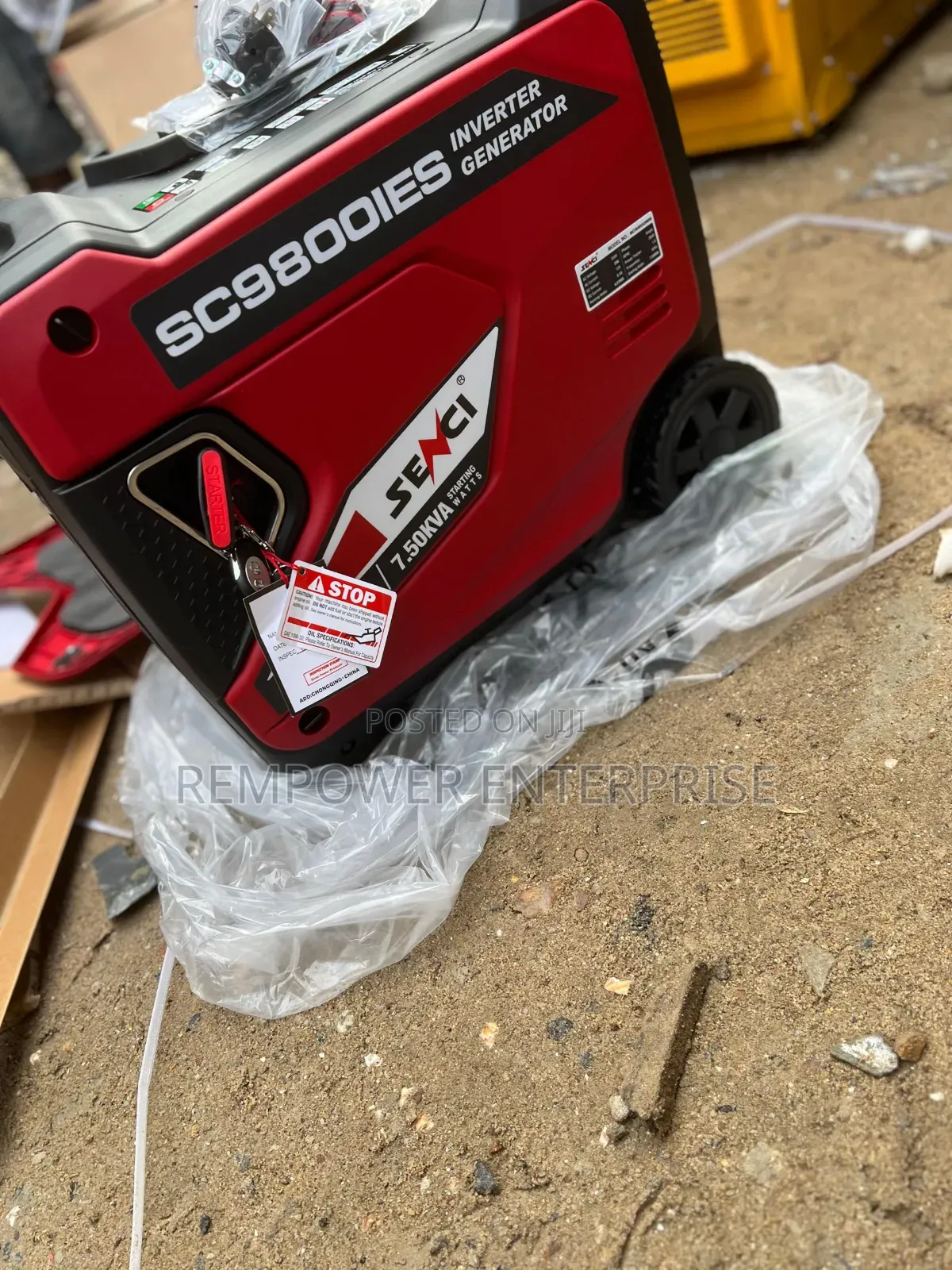 SENCI INVERTER Generator Model 9800ie