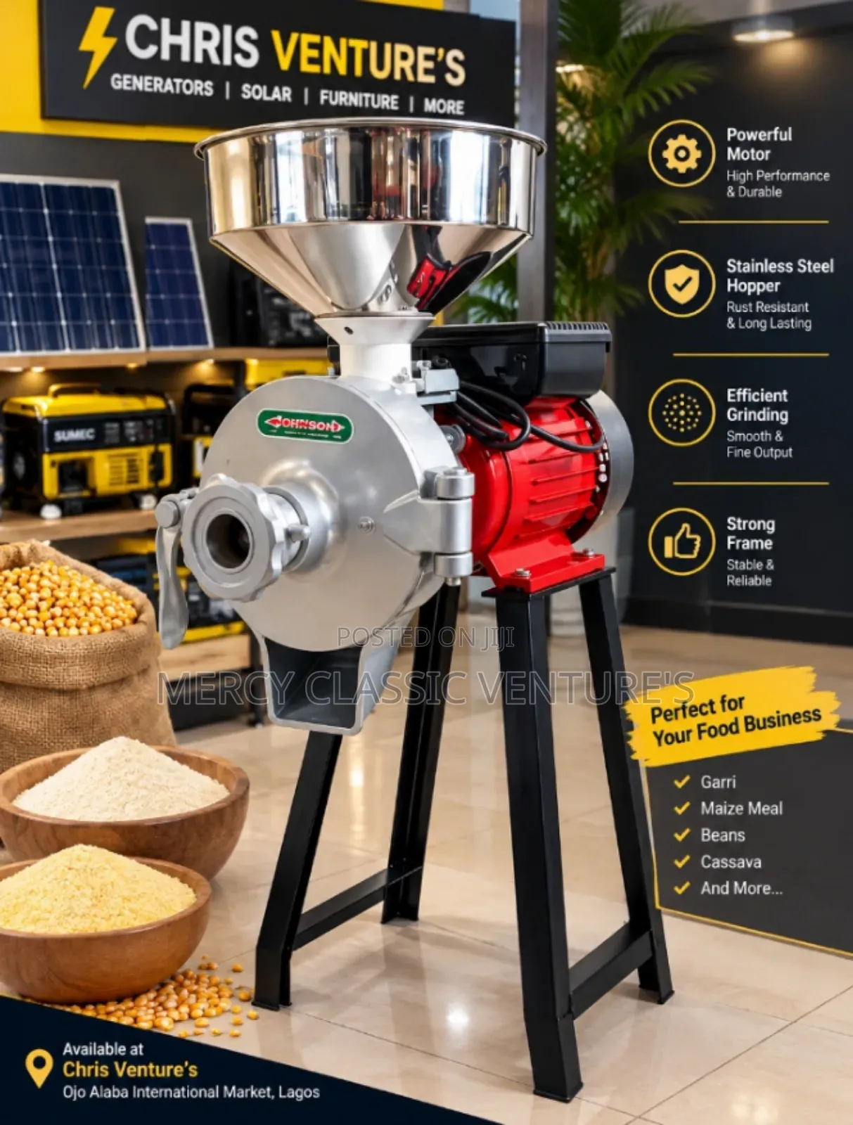 Electric Industrial Grain Food Processing Machine