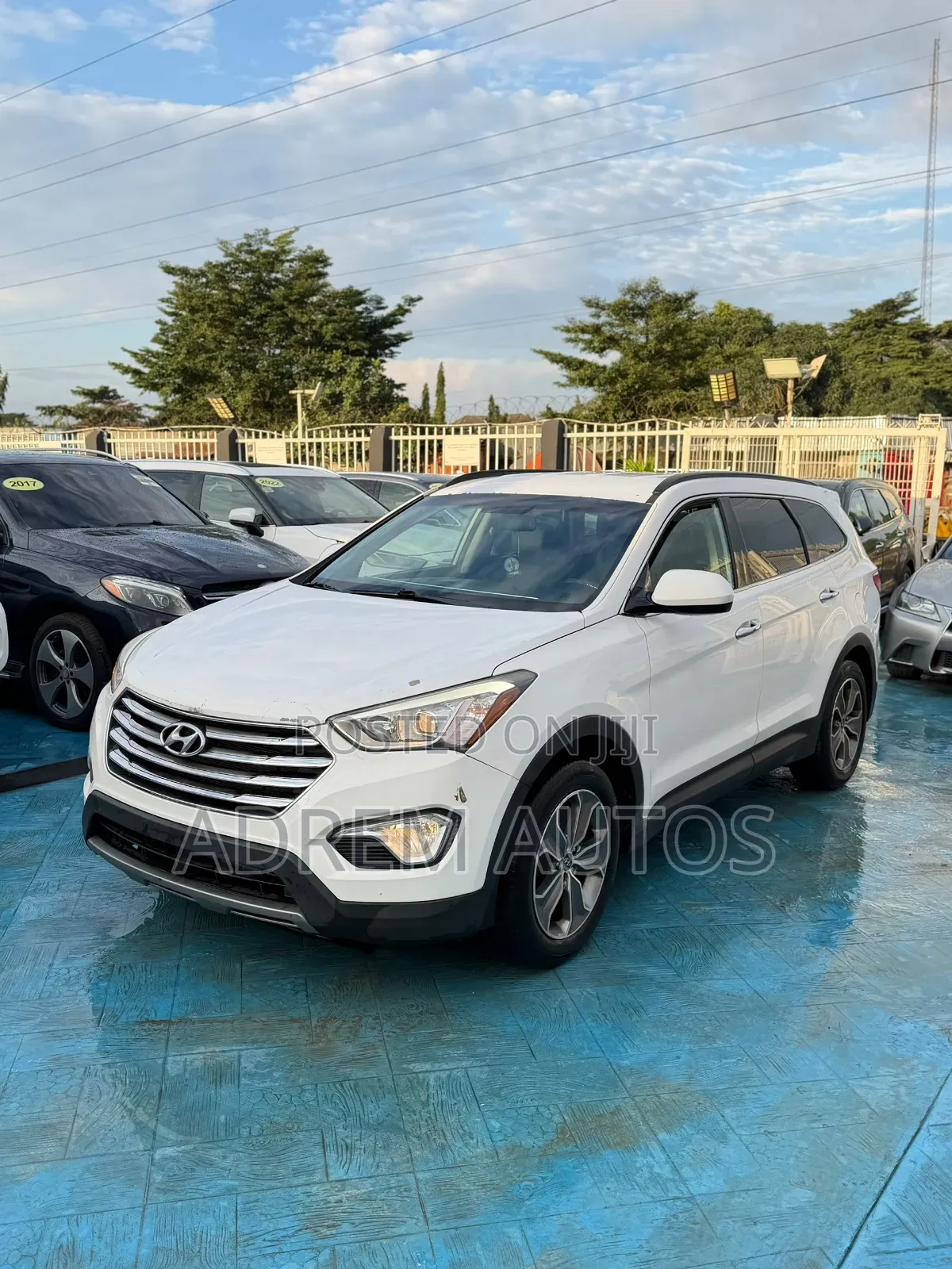 Hyundai Santa Fe GLS 4dr SUV AWD (3.3L 6cyl 6A) 2014 White