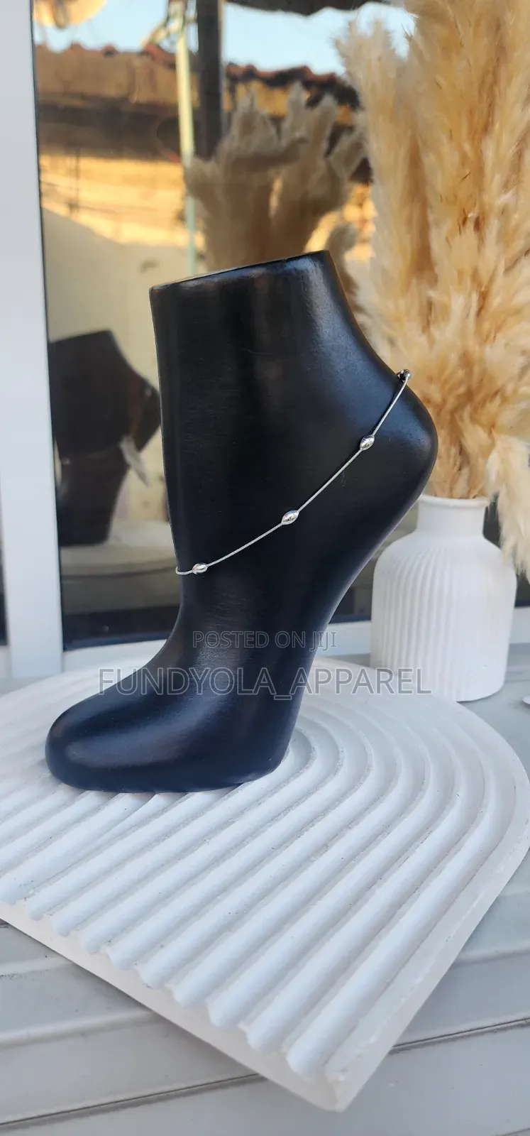 Silver Stainless Steel Leg Chain