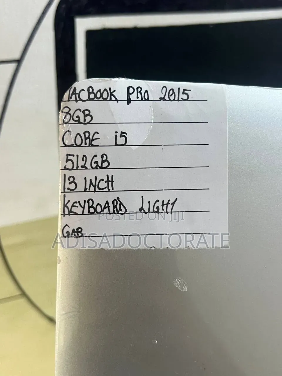 Laptop Apple MacBook Pro 2015 8GB Intel Core i5 SSD 512GB