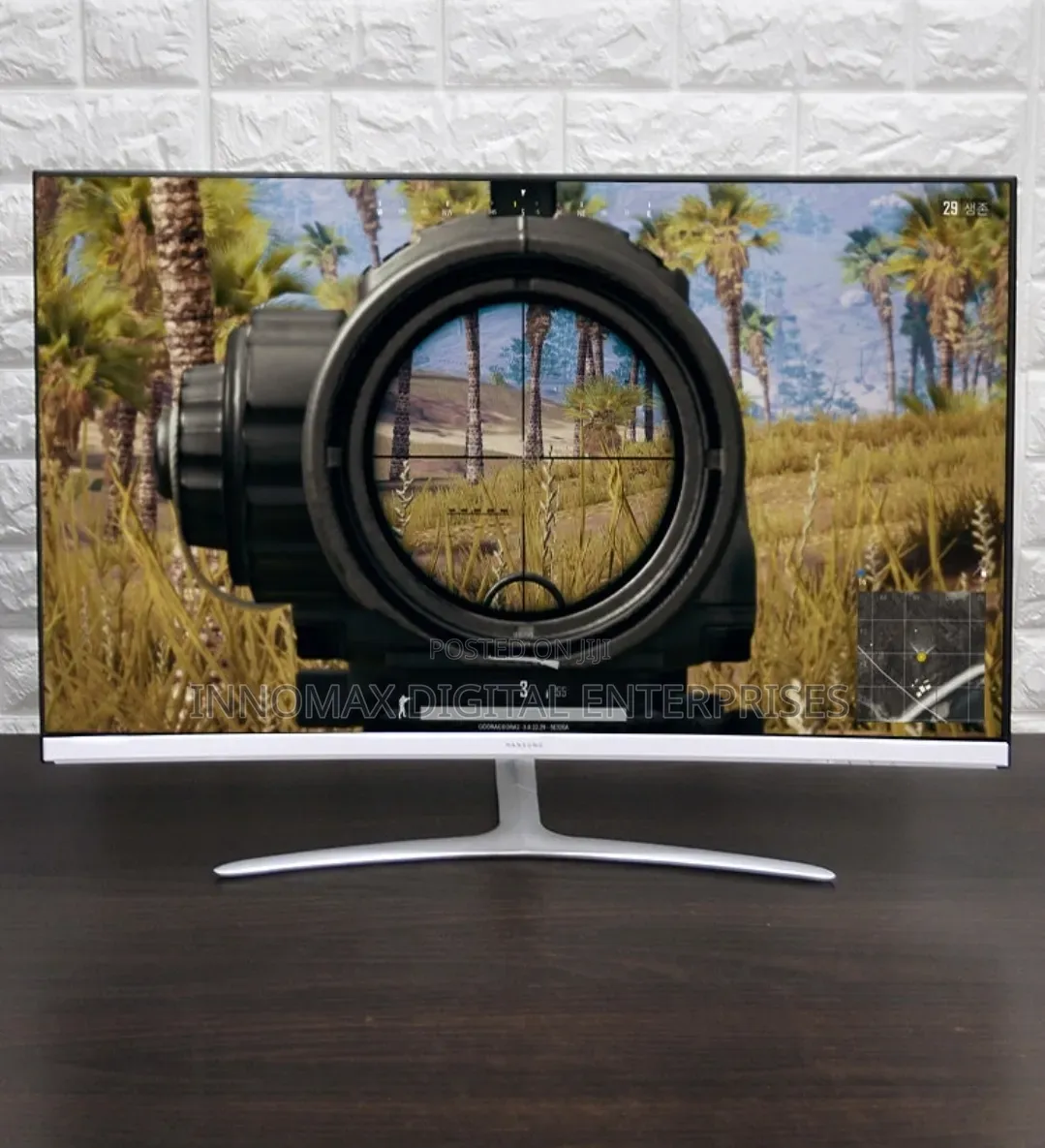 Hansung 32-Inch Curved Frameless FHD 1080p LED 75hz Hdmi Monitor