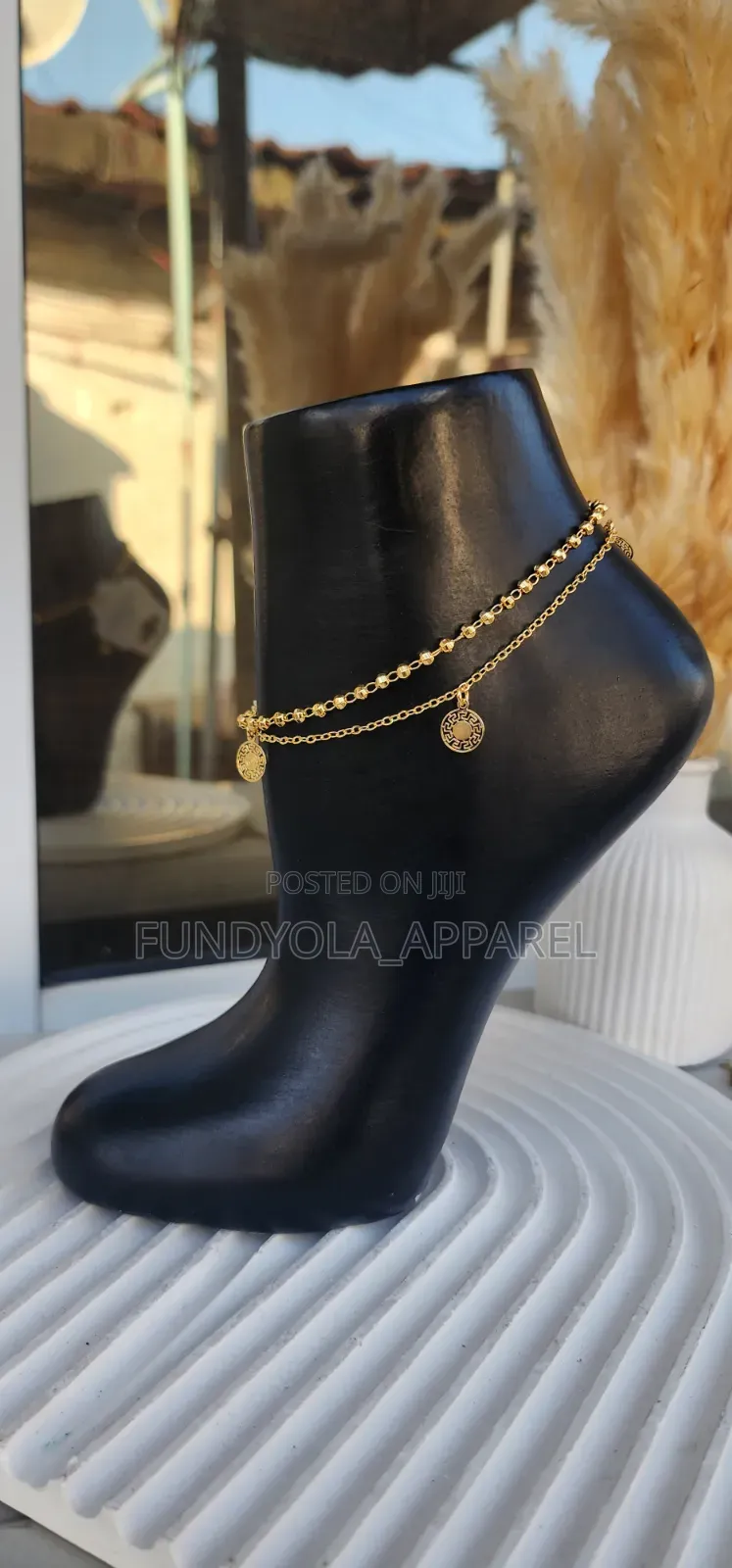 Gold Layered Anklet Leg Chain