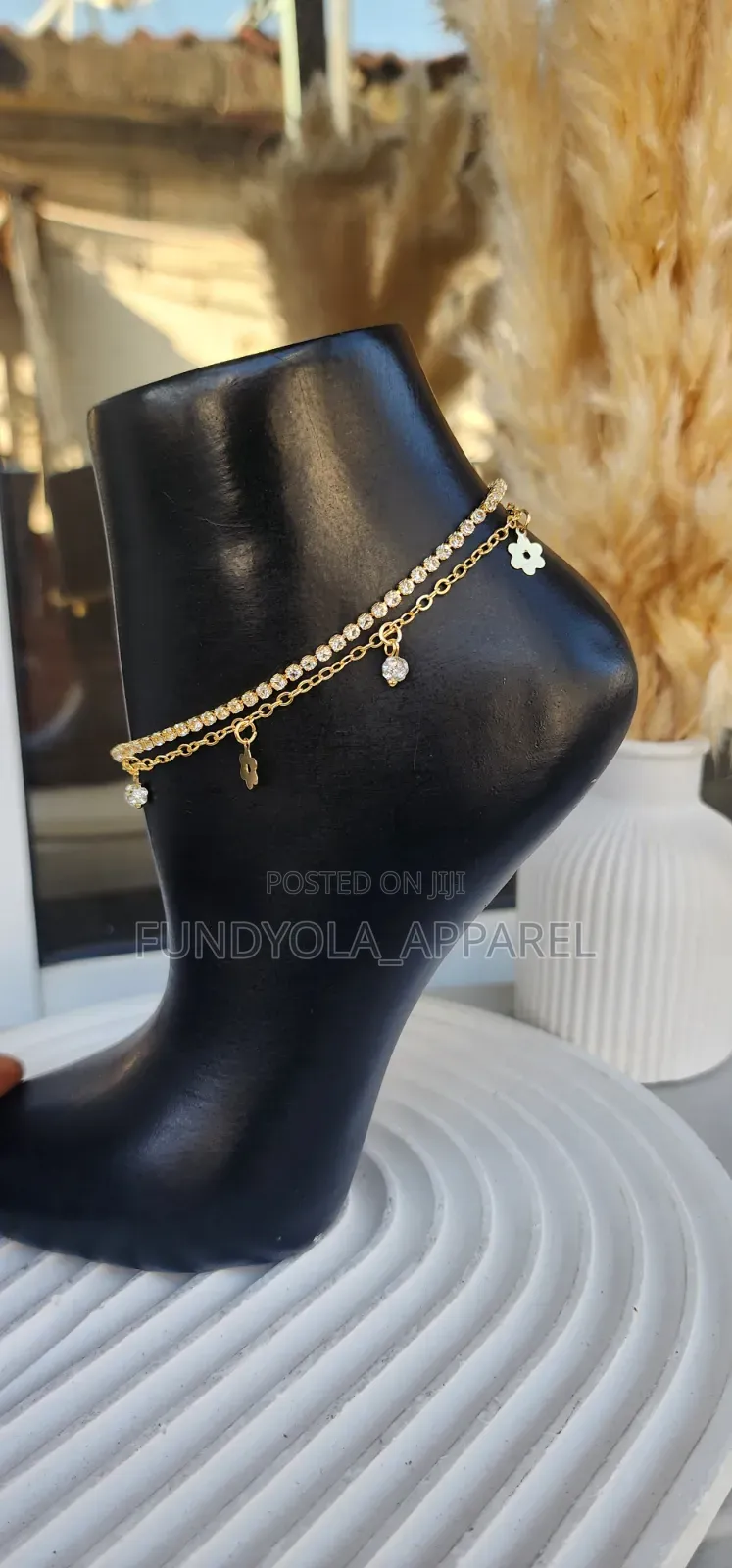 Gold Layered Anklet Leg Chain