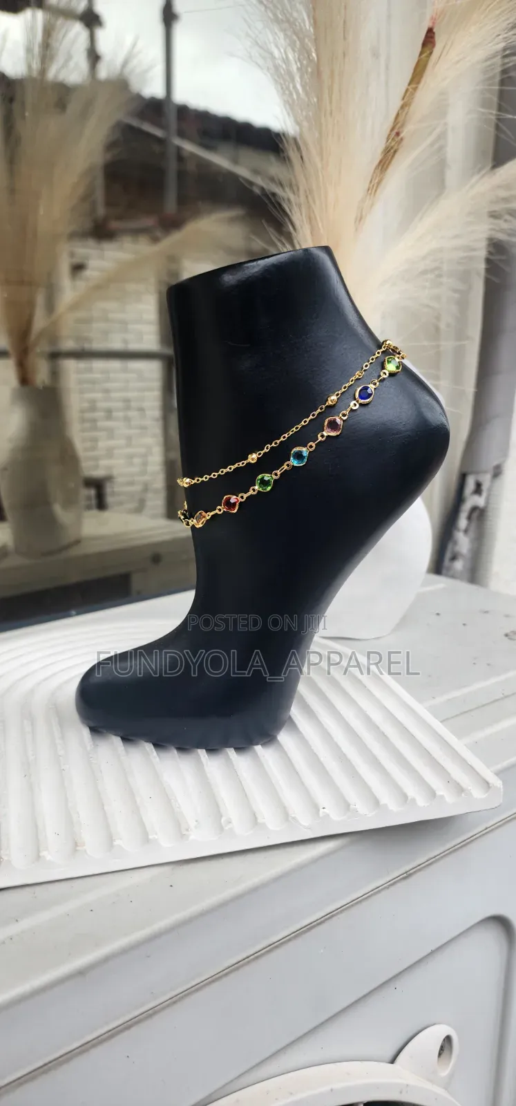 Gold Layered Anklet Leg Chain