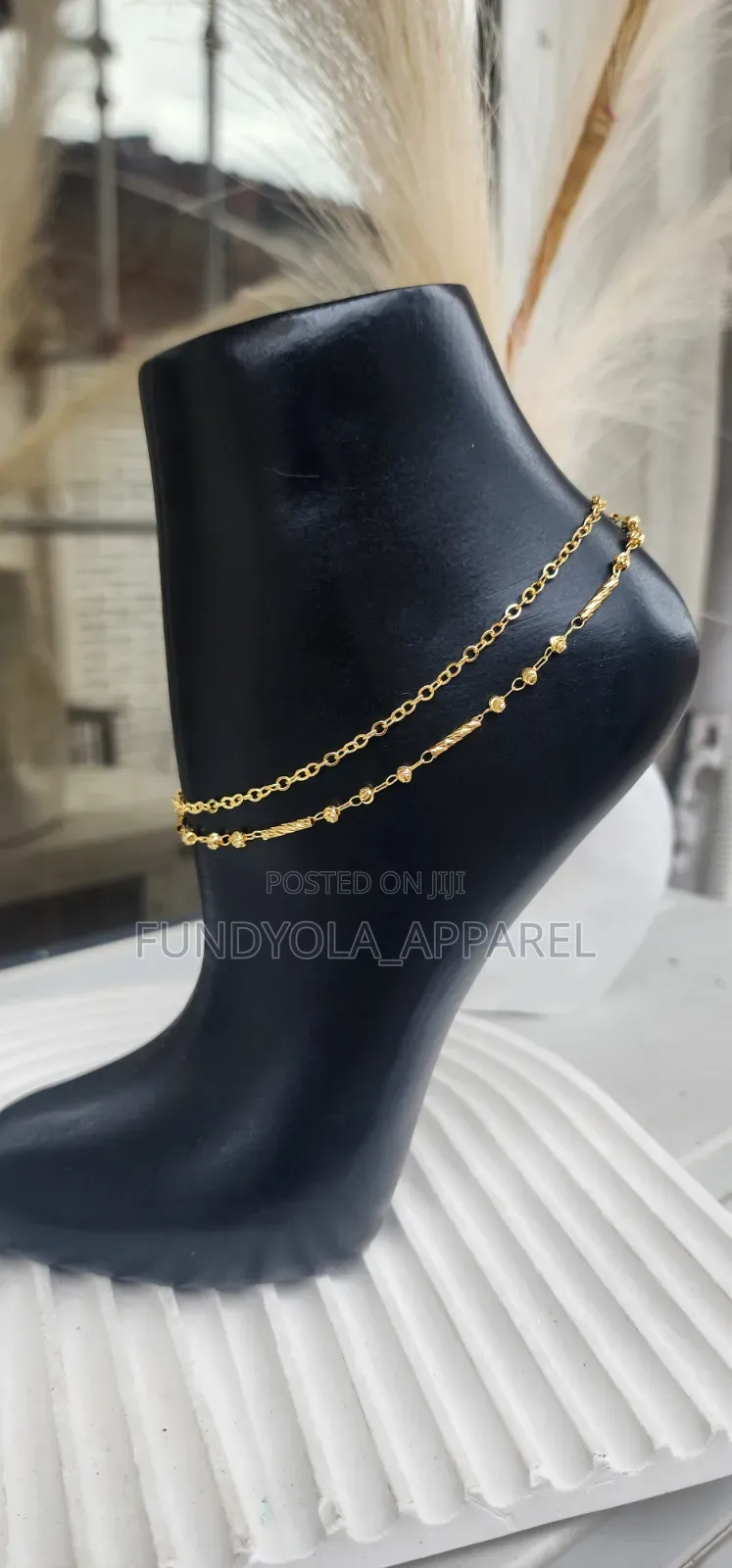 Gold Layered Anklet Leg Chain