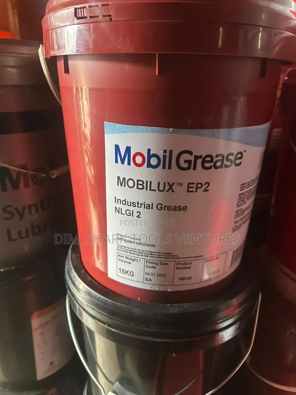 18kg Bucket of Mobilux EP2 Industrial Grease