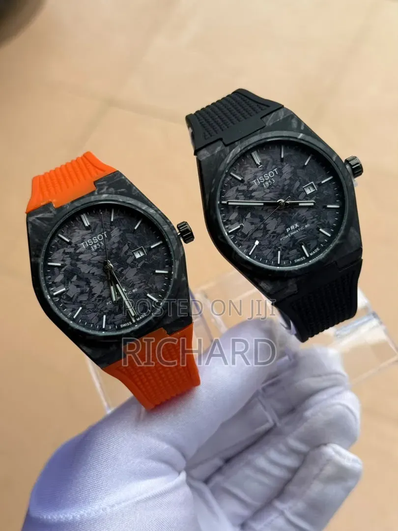Tissot Rubber
Carbon Fiber Case