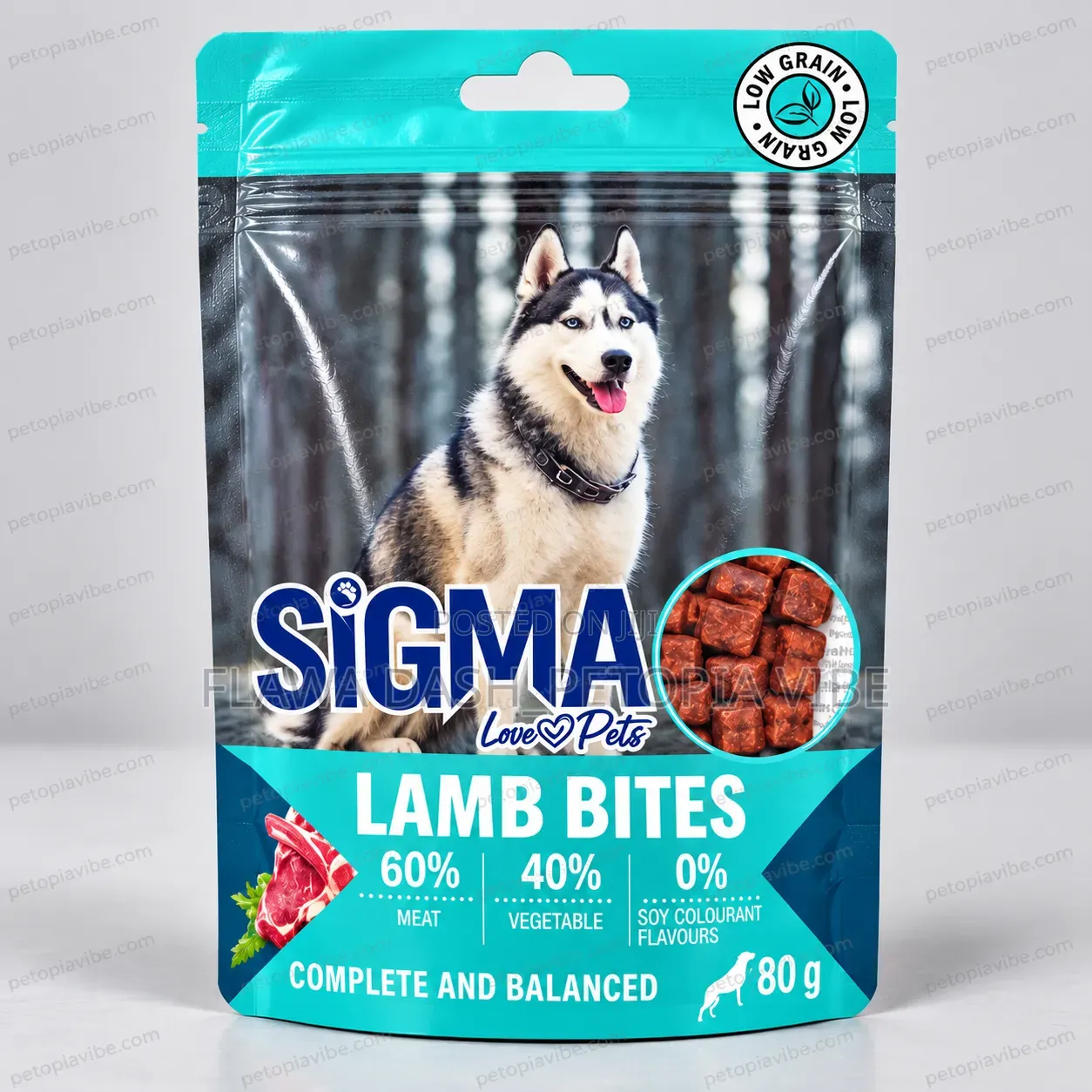 SIGMA Lamb Bites Dog Treats – 80g