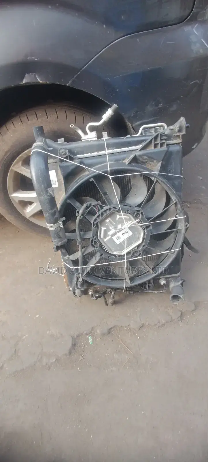 Kia Sportage 018 Double Cell Radiator Complete Fan and Condenser Turbo
