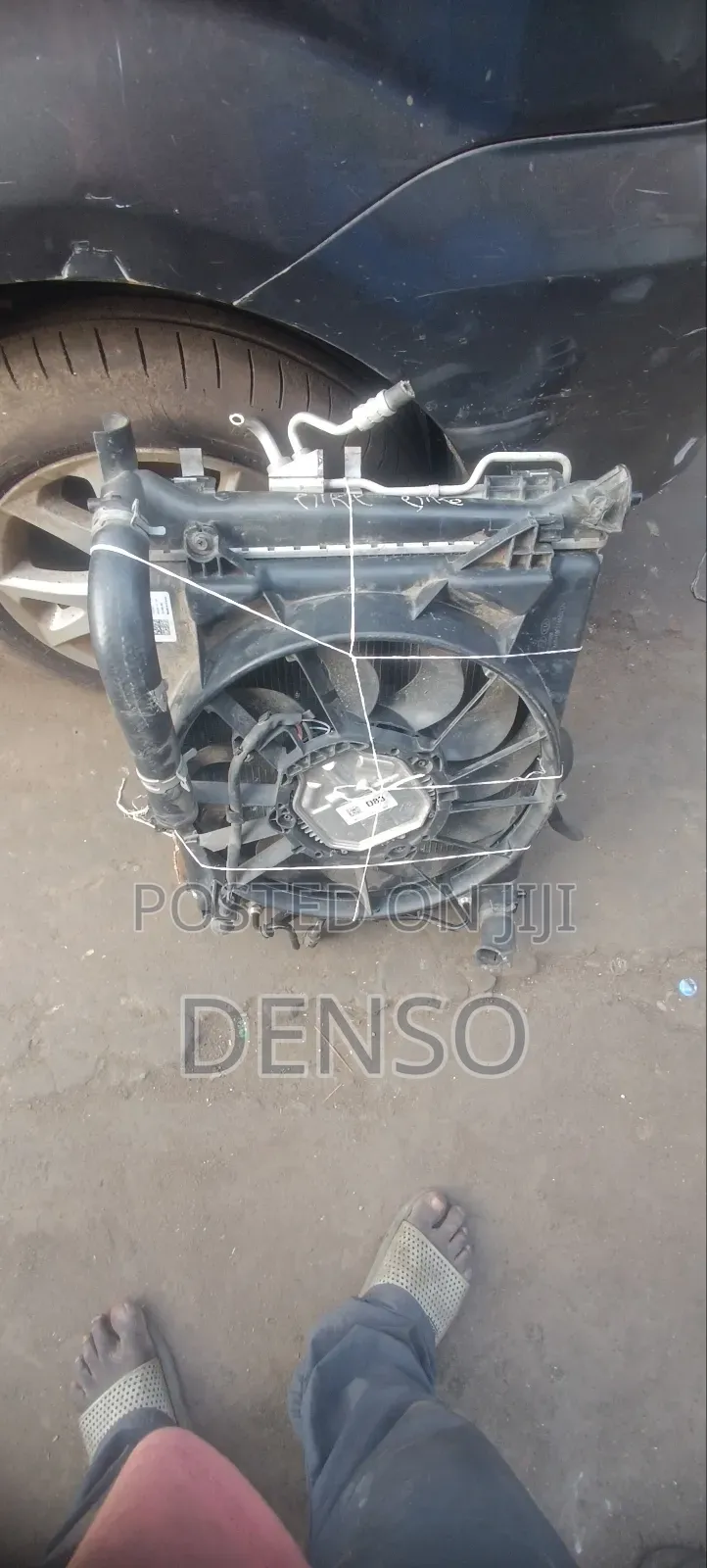 Kia Sportage 018 Radiator Complete Fan and Condenser Turbo