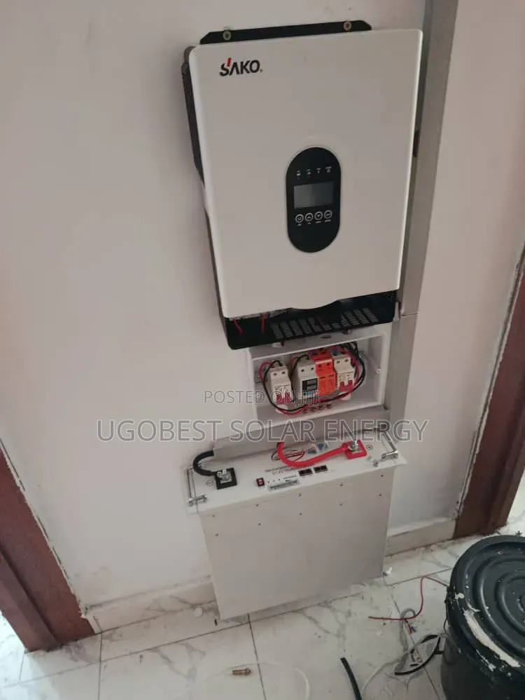 5kwh 24v Setup Lithium Battery and 4.2kva 24v Inverter Hybrid And