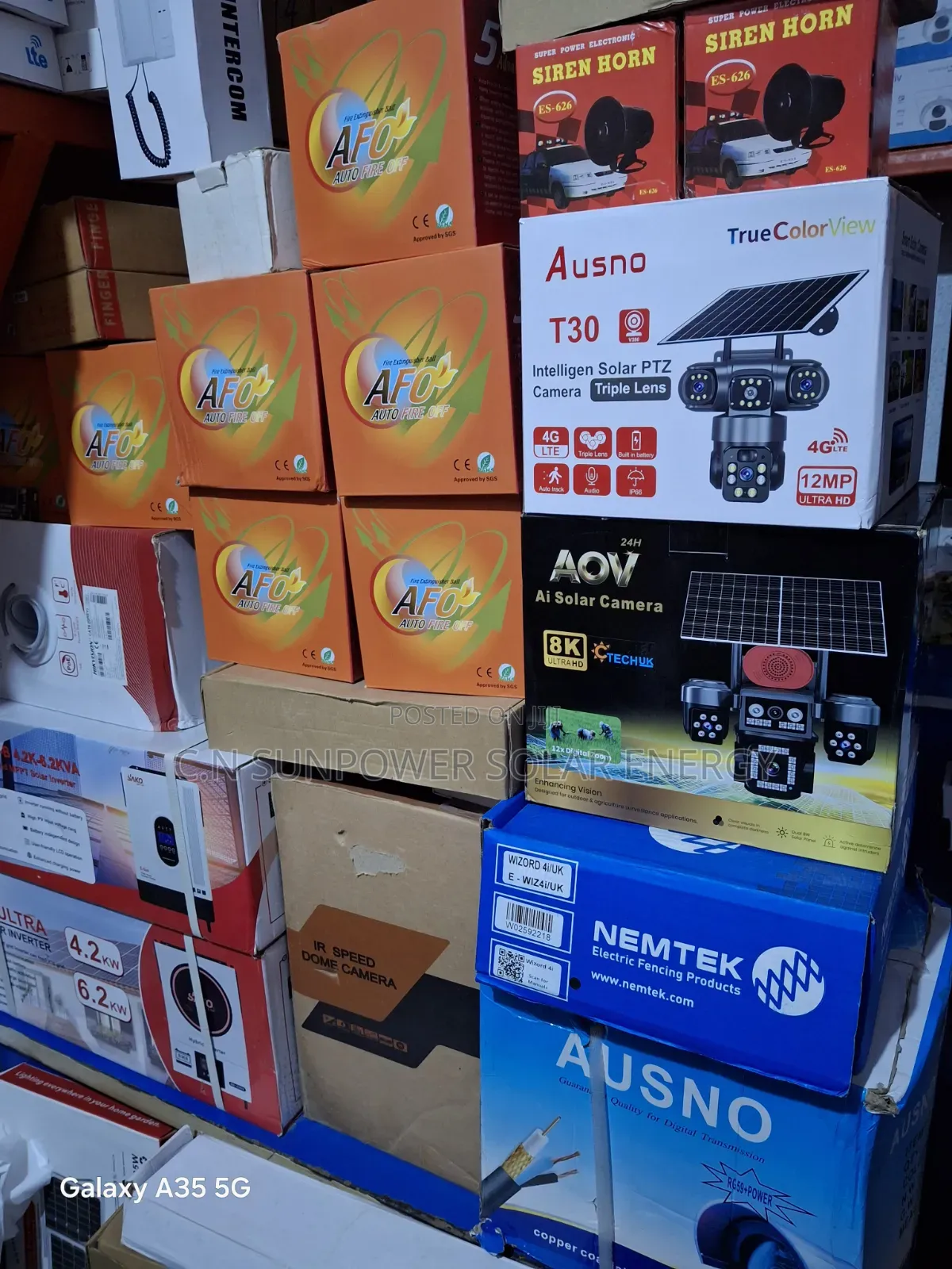 Love Ai Solar 24/7 Security Camera System With Alarm