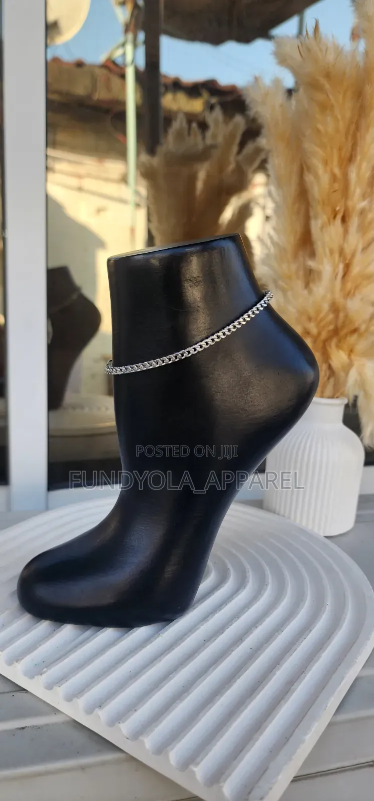 Box Leg Chain Silver