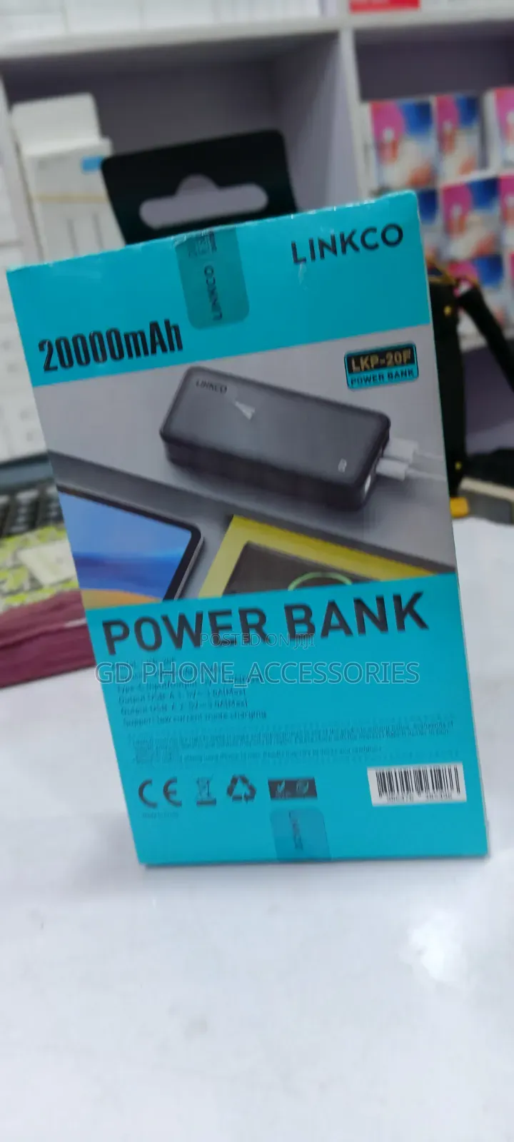 LINKCO 20000mAh Fast Charging Power Bank With Digital Display
