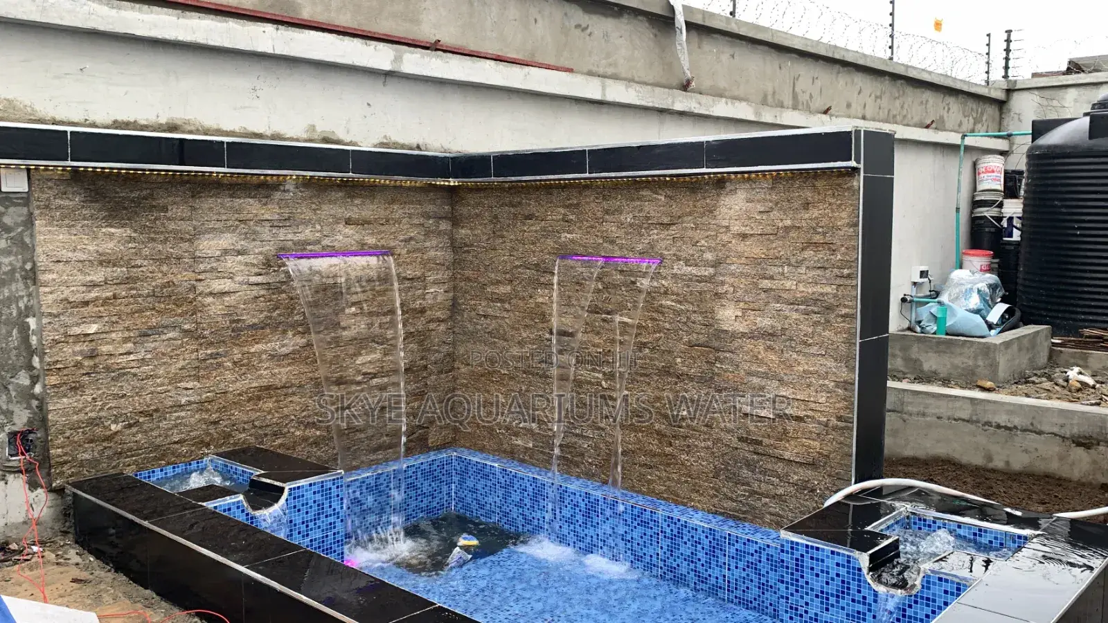 Swimming Pool and Water Fountain Construction