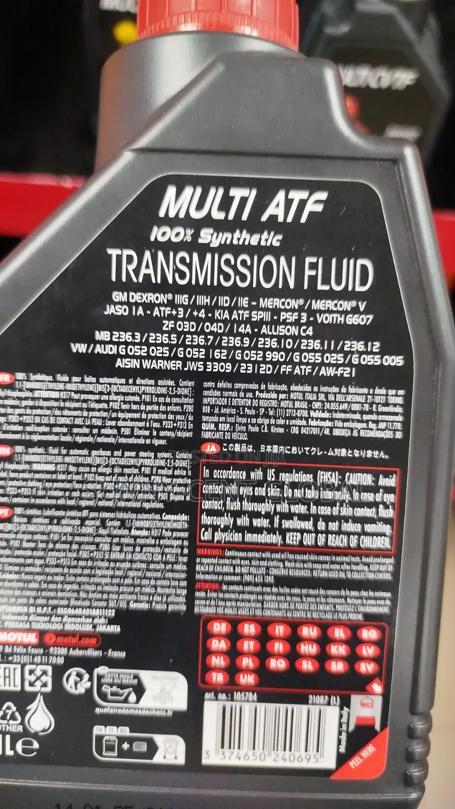 Motul Multi ATF 1litre Synthetic.