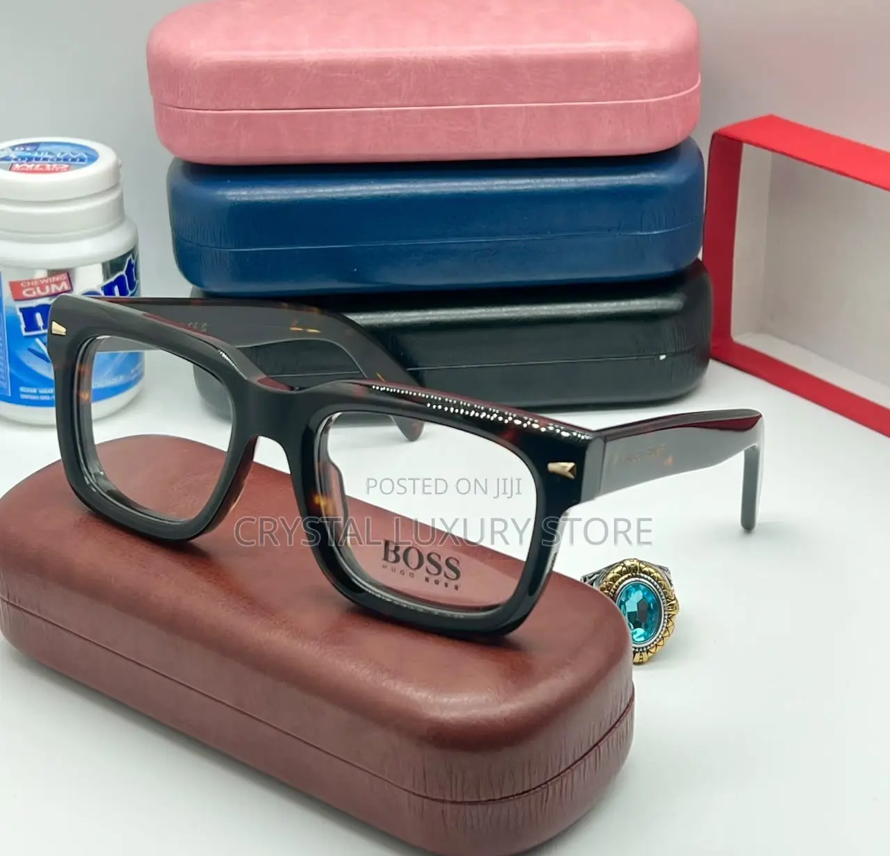 Hugo Boss Quality Luxury Men Frame Glasses